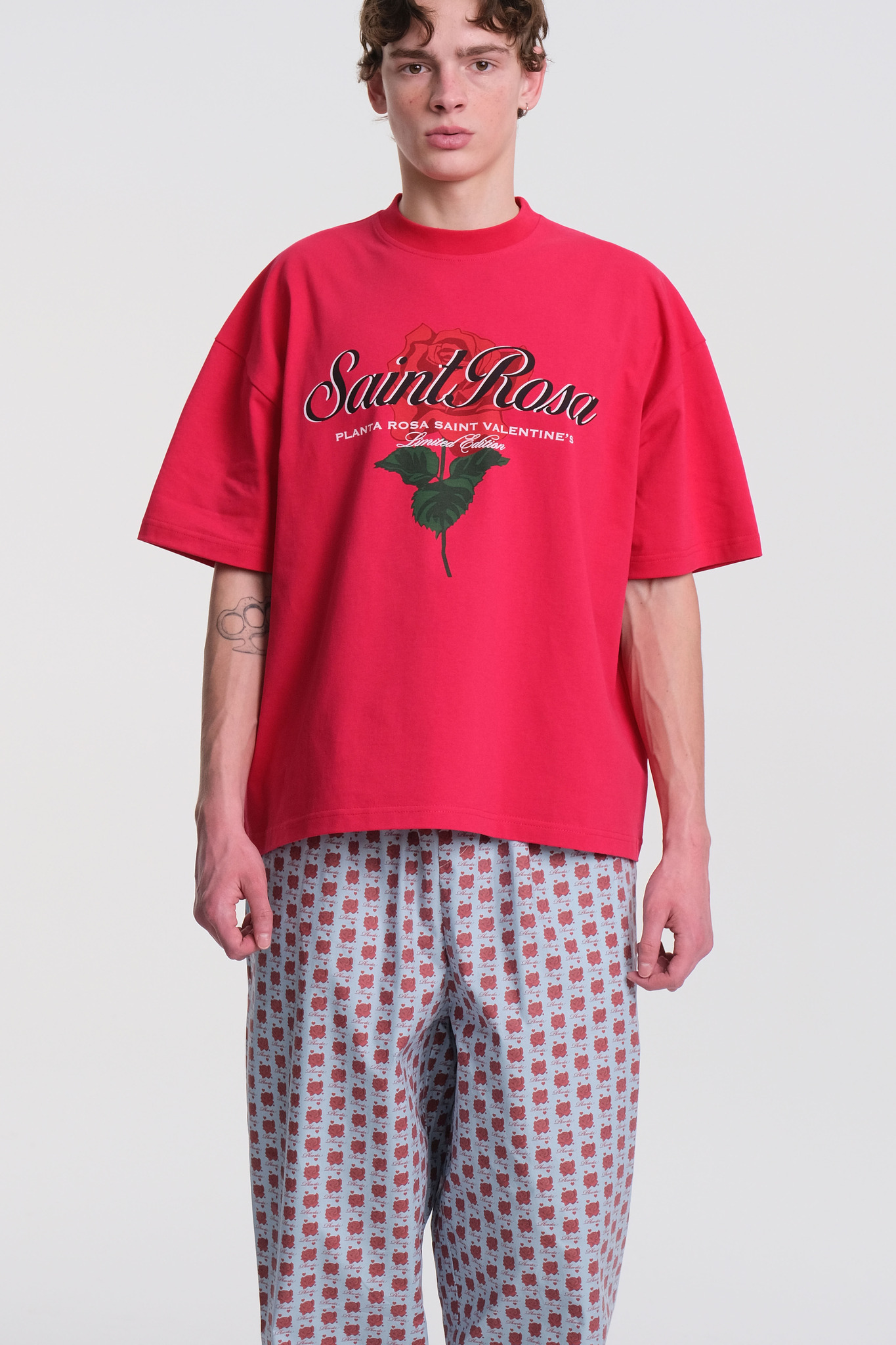 ROSE PATTERN PANTS
