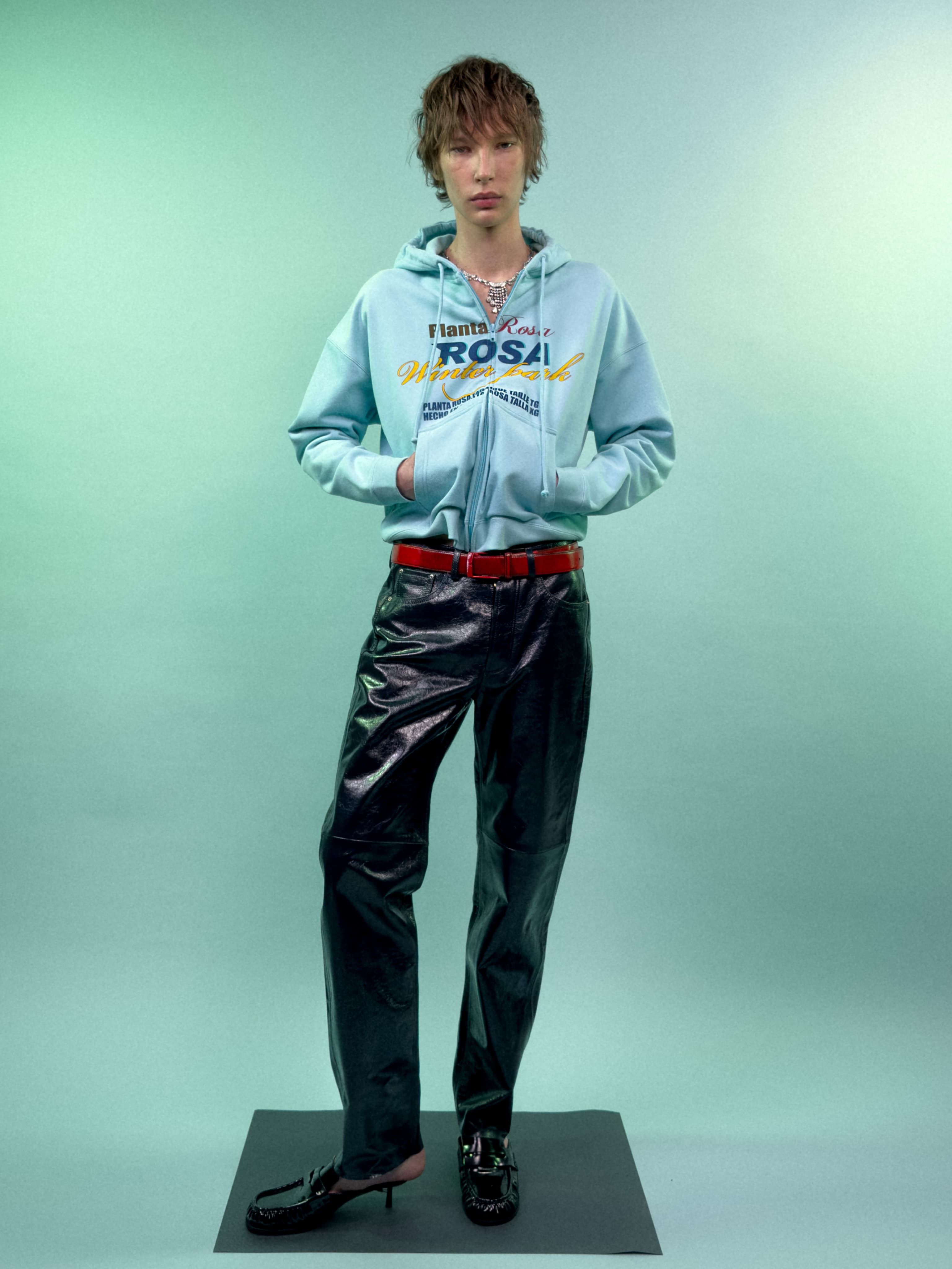 BLAZING-FIRE ZIP HOODIE