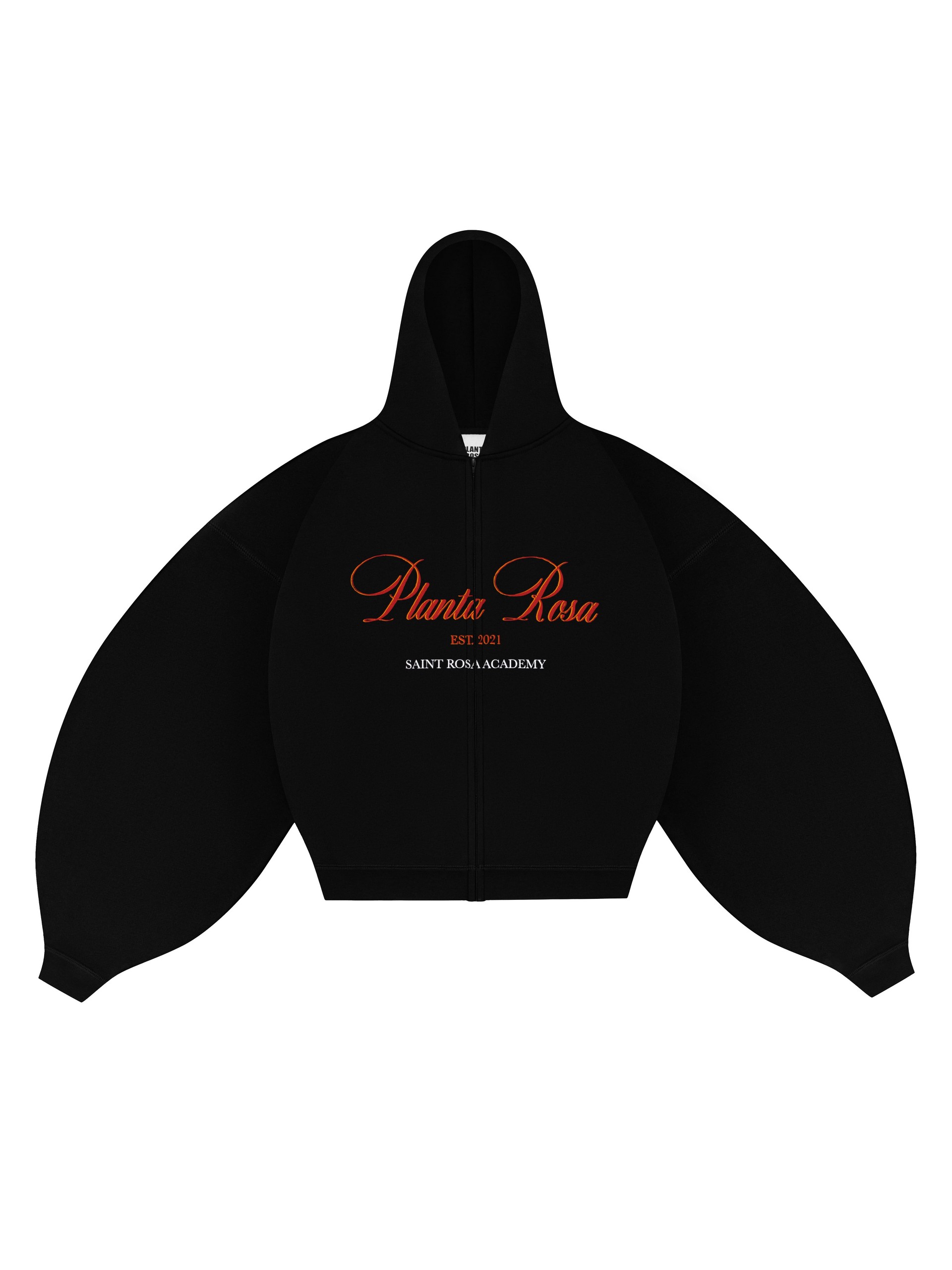 SAINTROSA ZIP HOODIE 470-BLACK