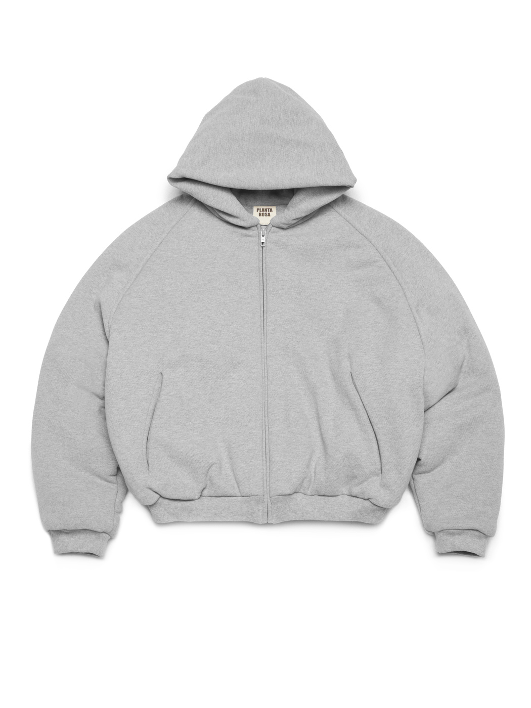 BOMBER HOODIE -  GREY