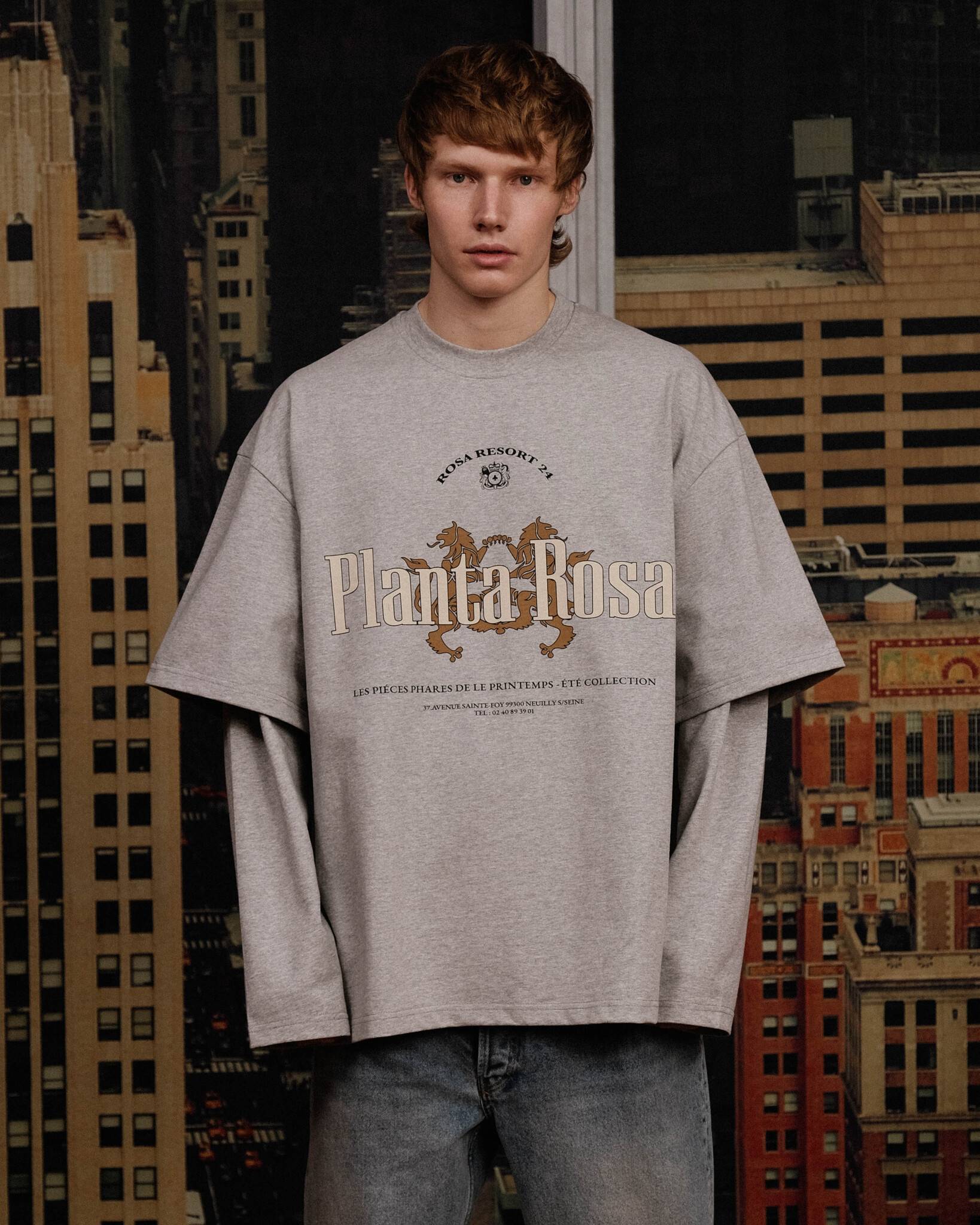 SAINTУ-FOY LAYERED T-SHIRT