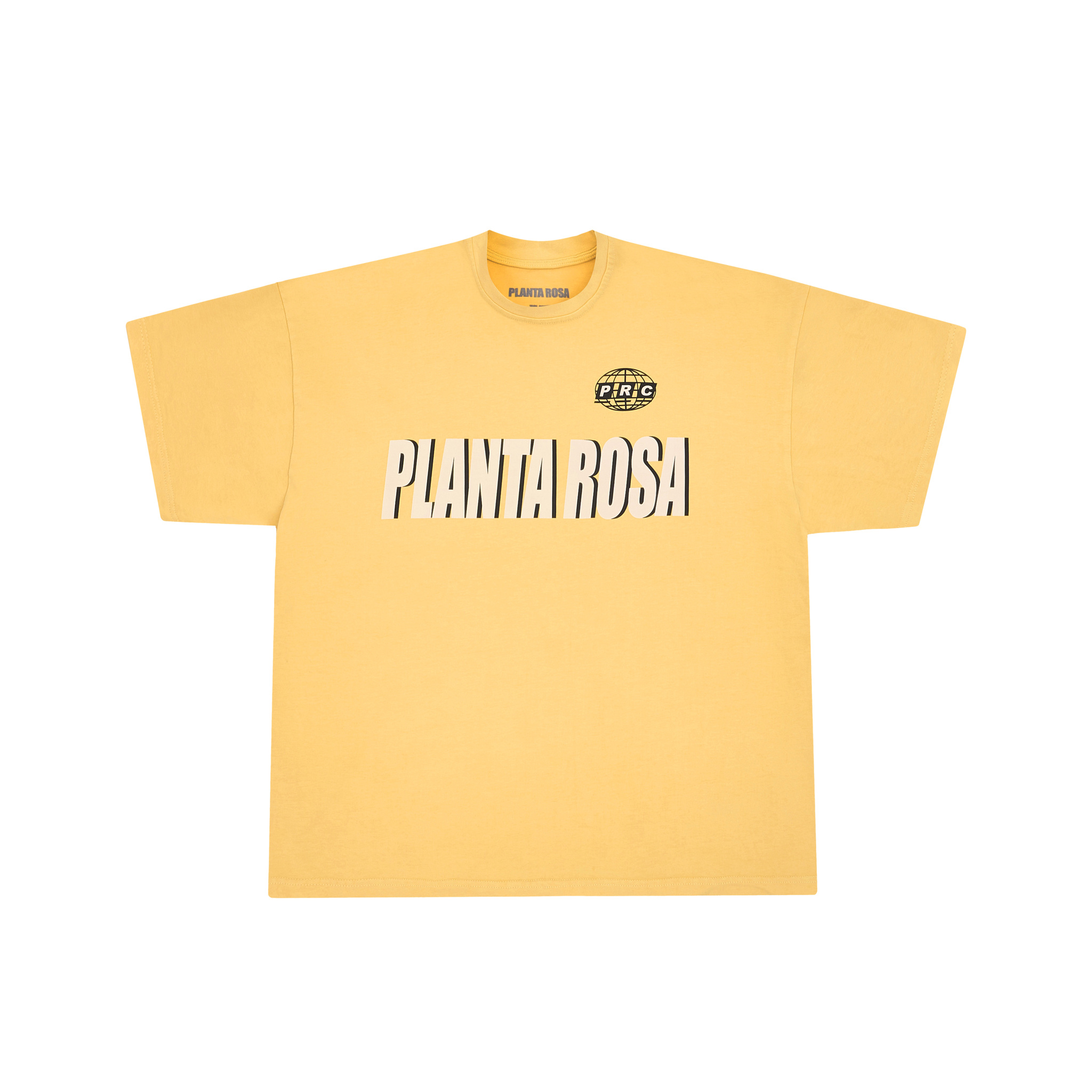 T-SHIRT GLOBAL WASH JAUNE FONCÉ