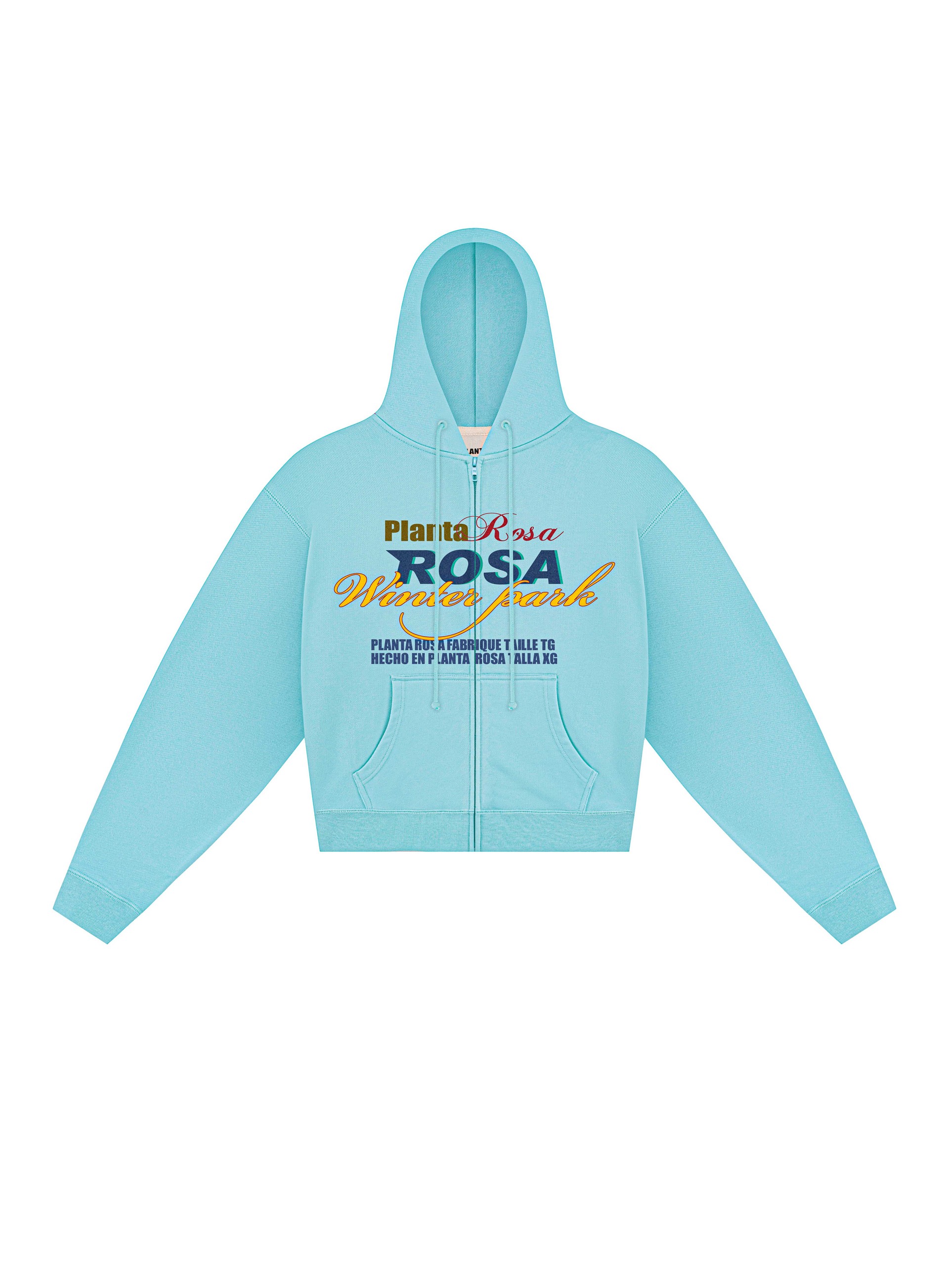 BLAZING-FIRE ZIP HOODIE