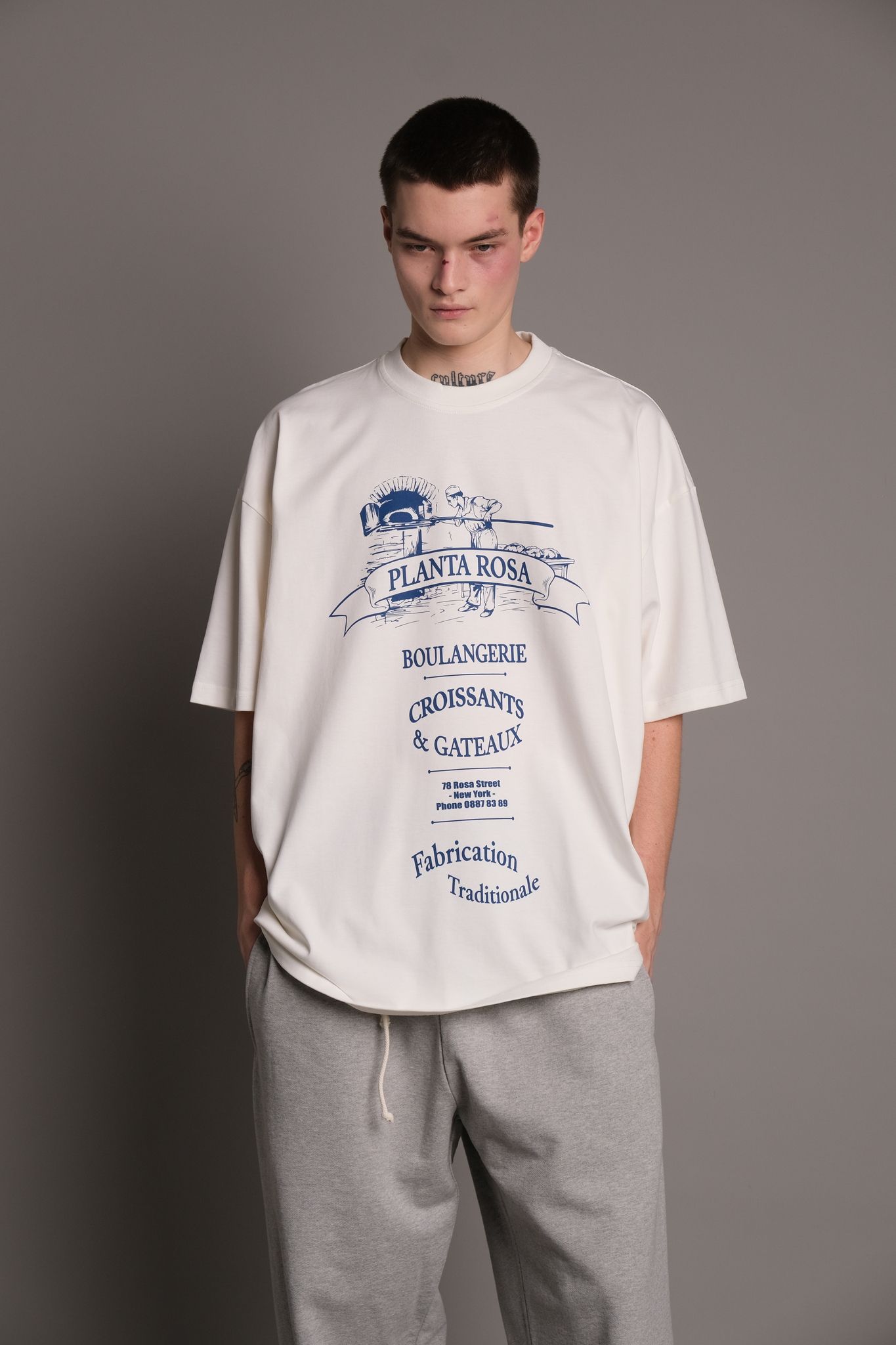 BOULANGERIE BLUE T-SHIRT