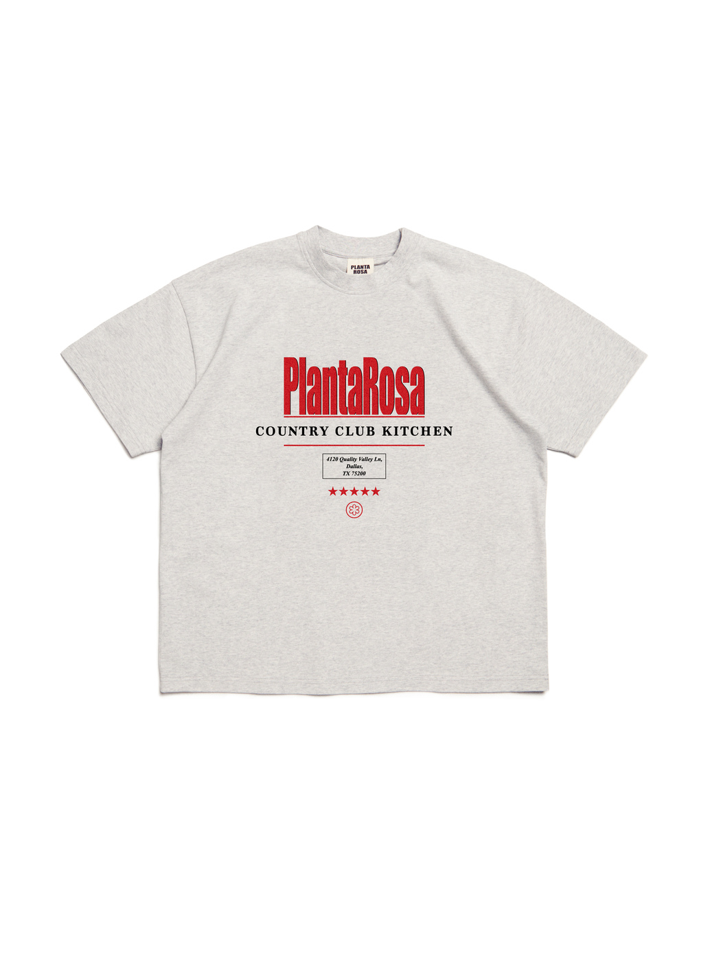 RED-SPECTRUM T-SHIRT 220-VANILLAGREY VELVET