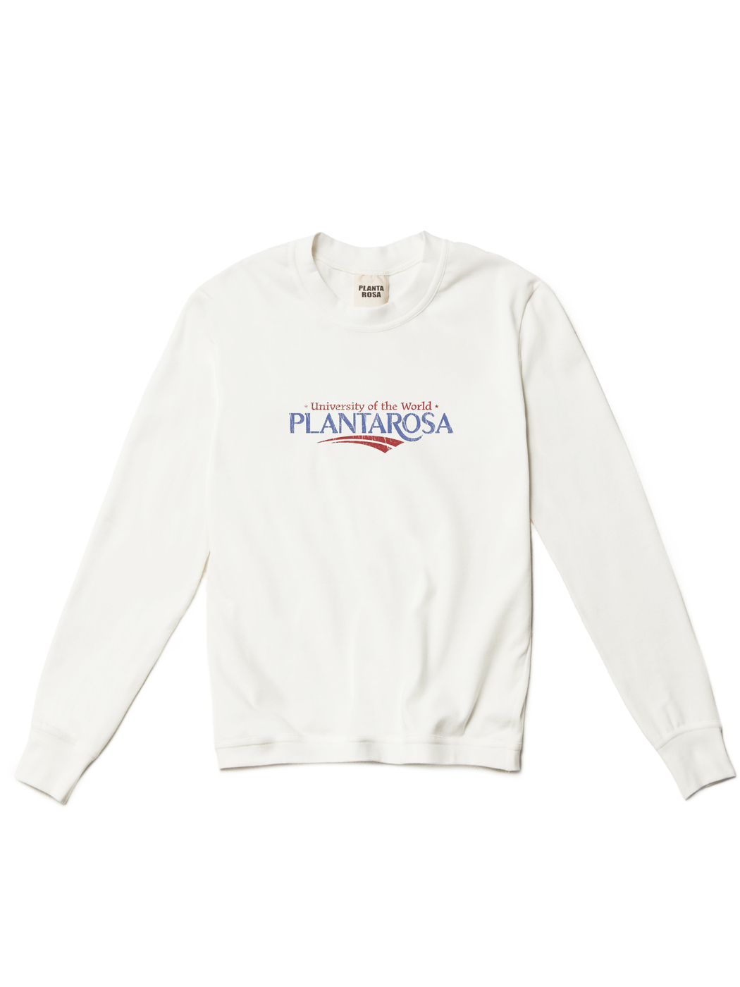 UNIVERSITY SLIM FIT LONGSLEEVE 185-VANILLA