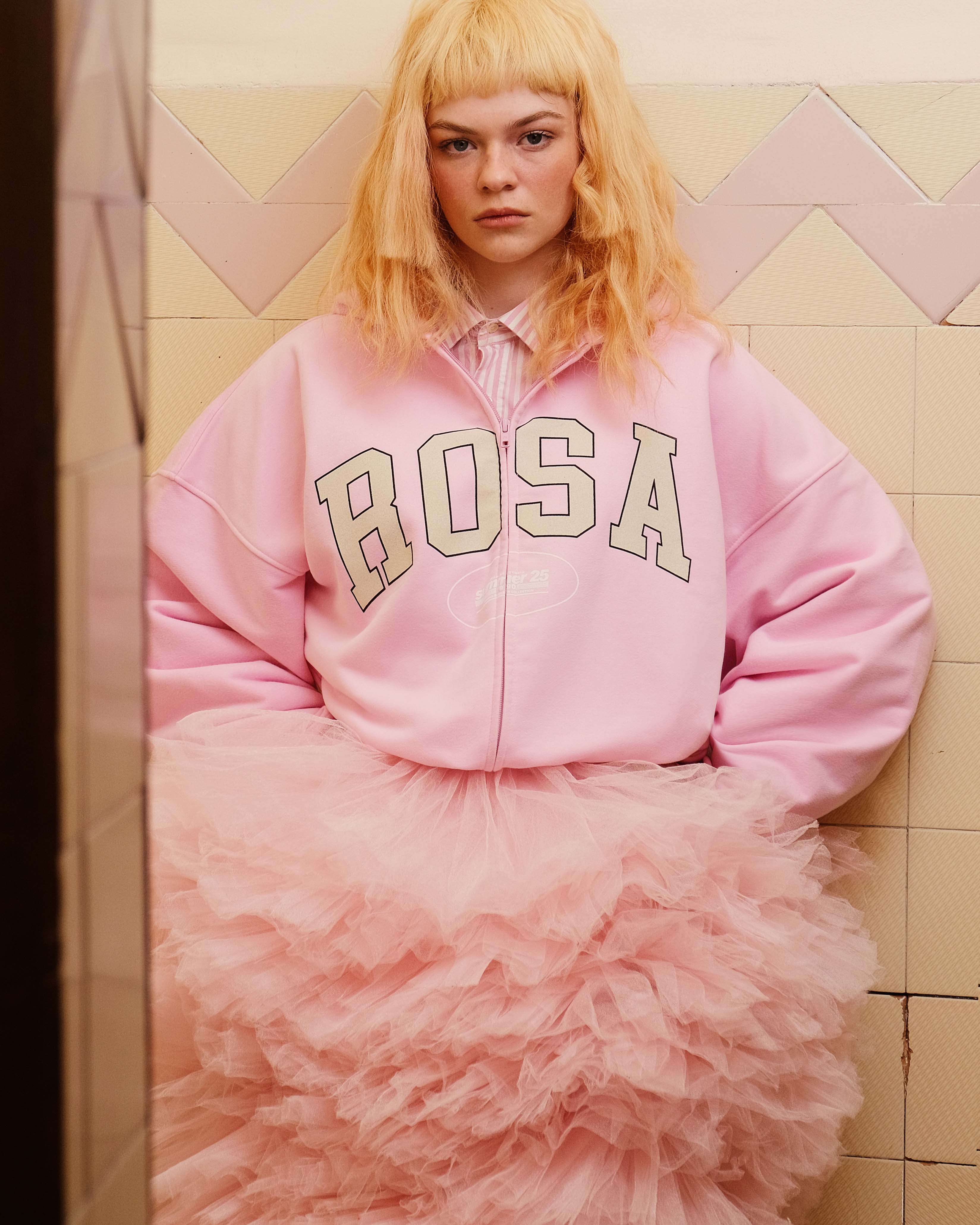 UNI ROSA ZIP HOODIE