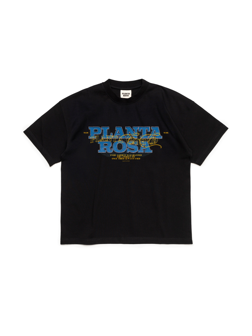 CREDITS T-SHIRT 220-BLACK VELVET