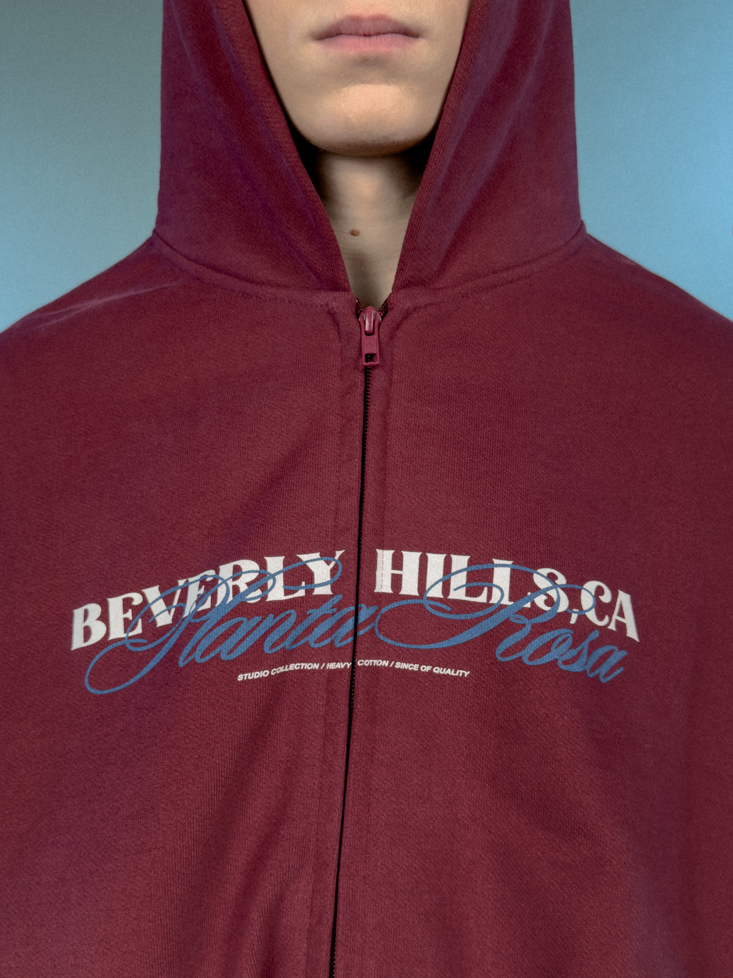 BEVERLY-CLASSIC ZIP HOODIE