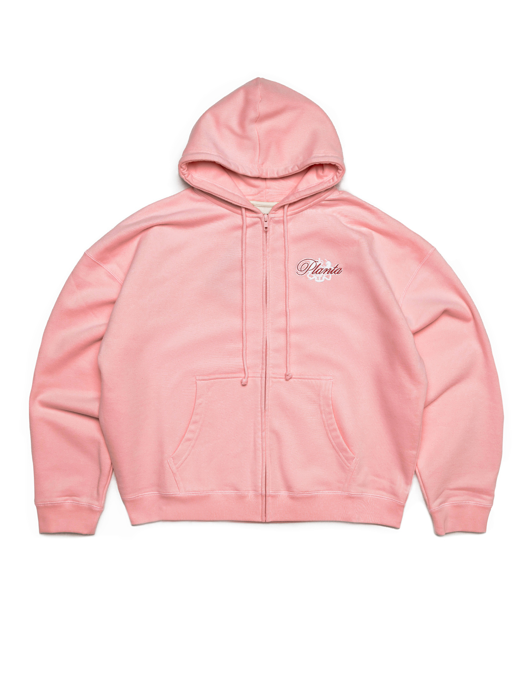 HEART-LULLABY ZIP HOODIE 370-BALLETPINK VELVET