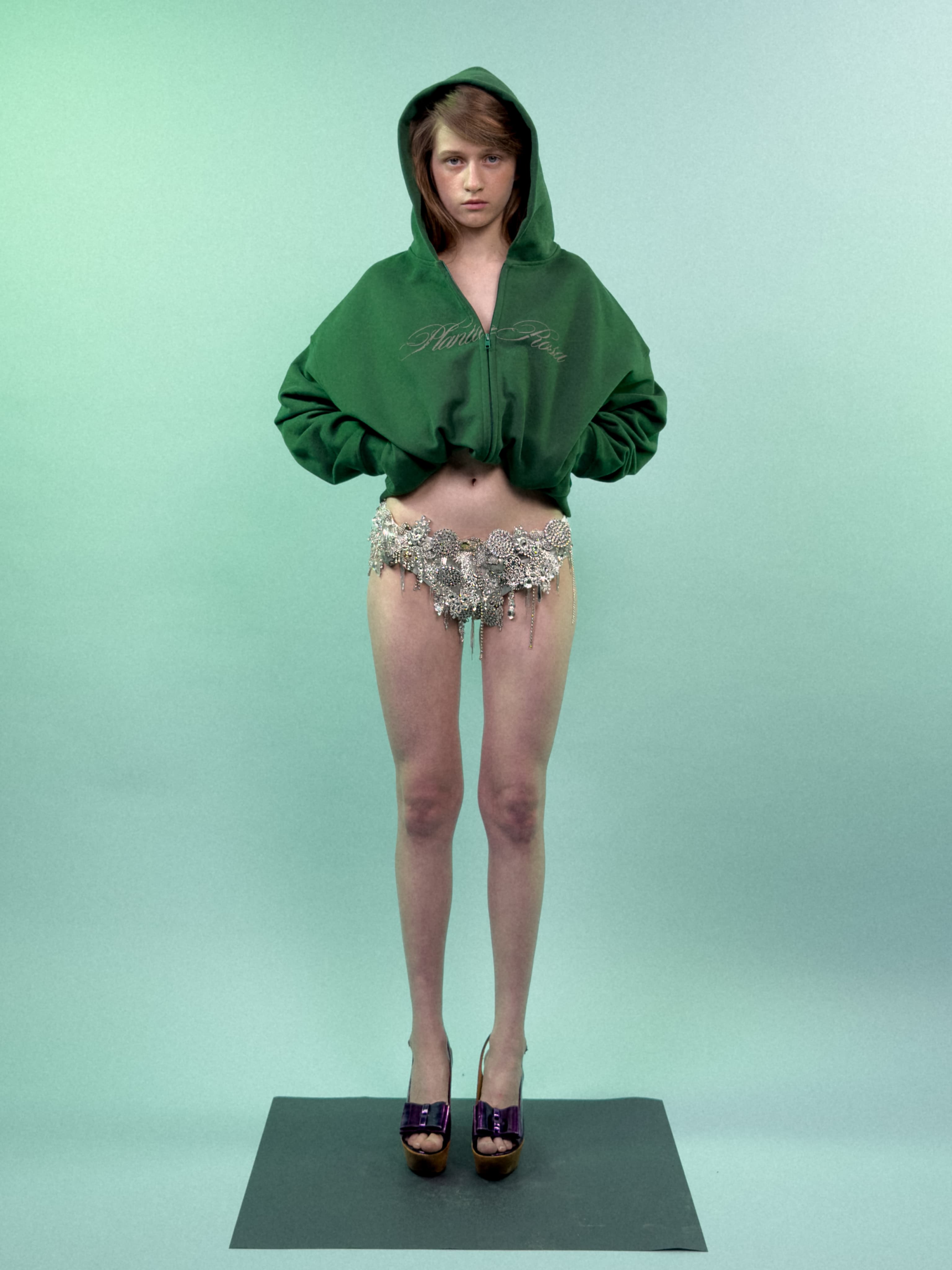 ITALIC-RENAISSANCE ZIP HOODIE