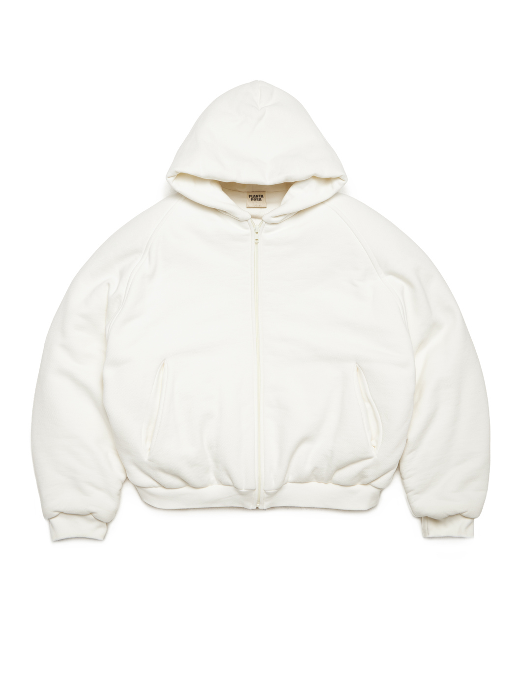 BOMBER HOODIE -  VANILLA