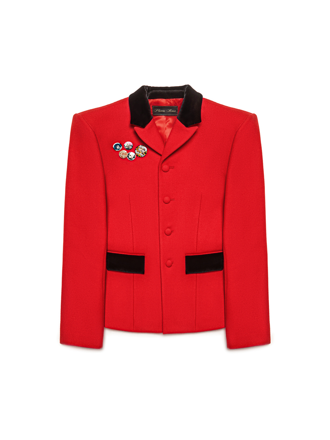JACKET RED WOOL