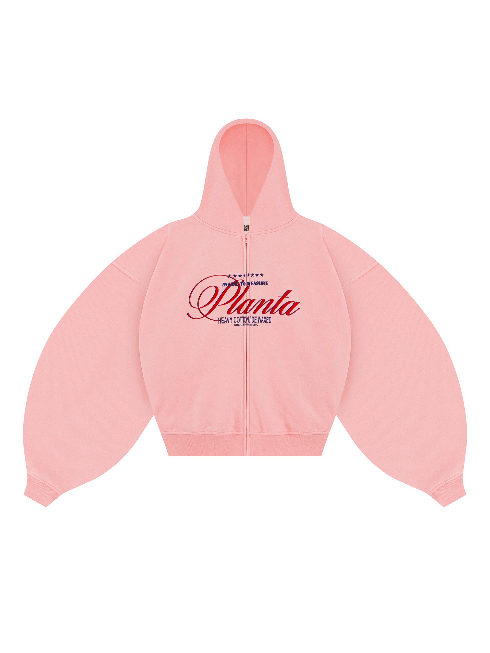 STARS-MIRACL ZIP HOODIE 370-BALLETPINK VELVET