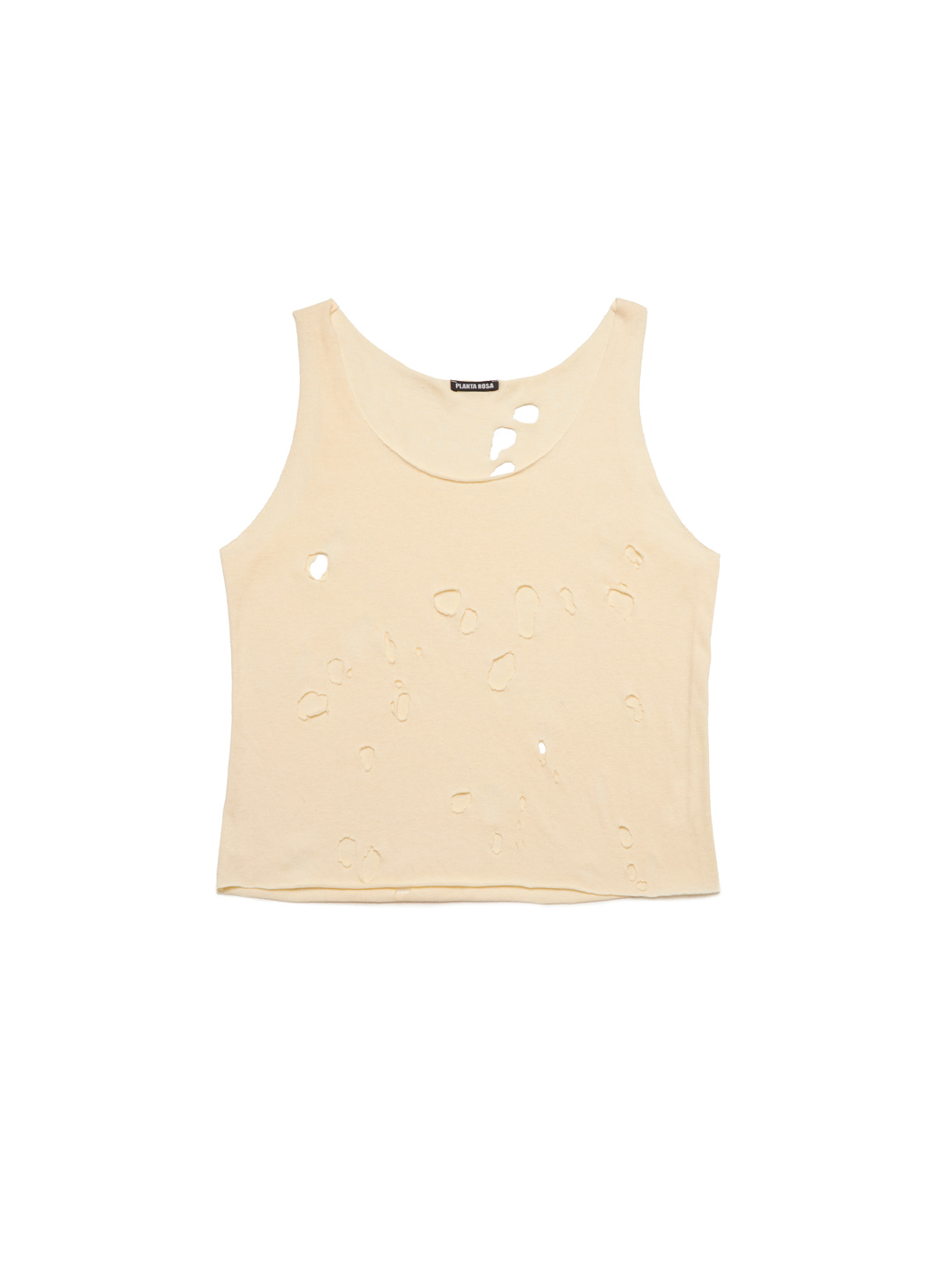 DISTRESS TANK TOP - VANILLA