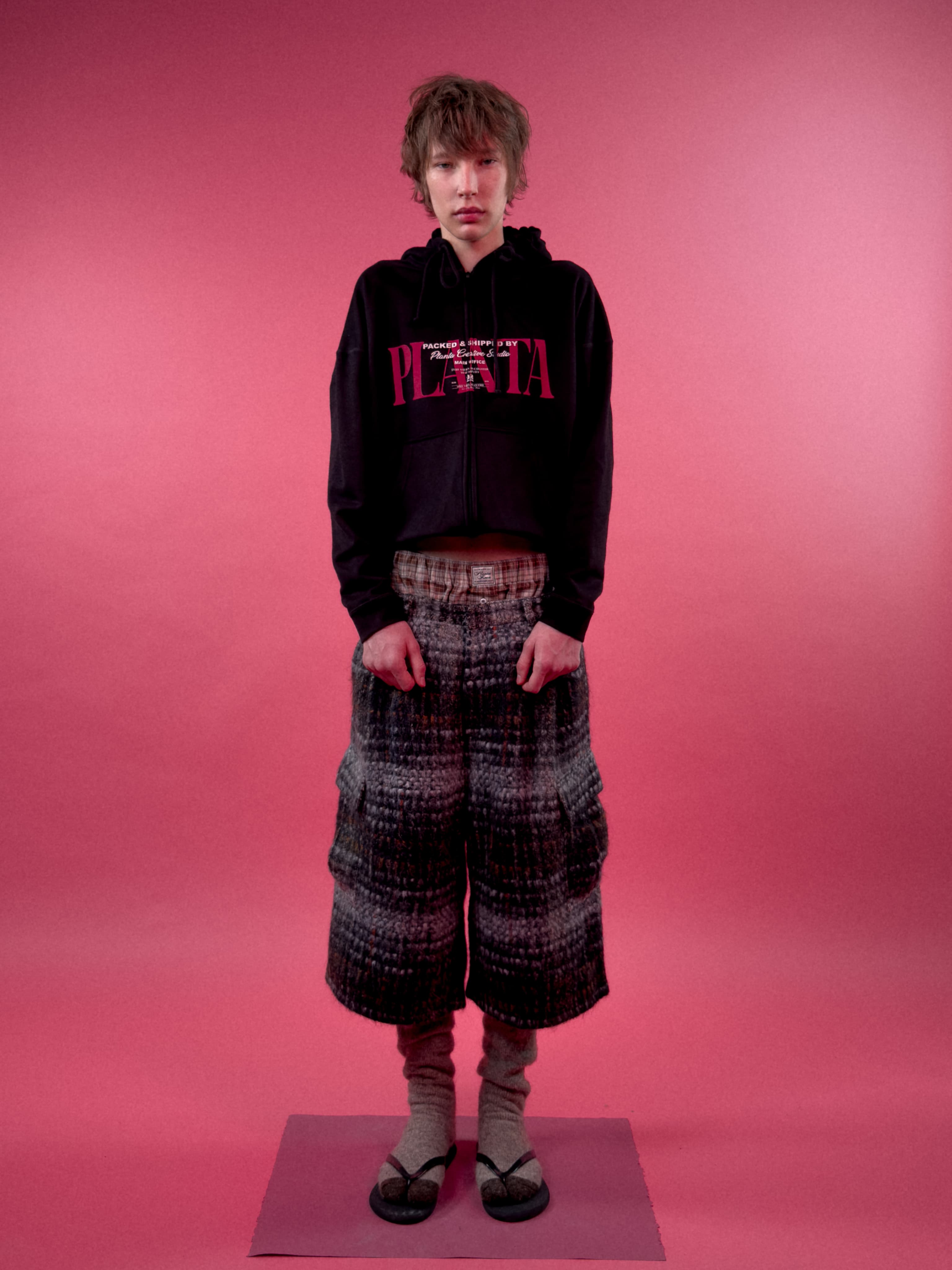 EPIPHANY-RED ZIP HOODIE