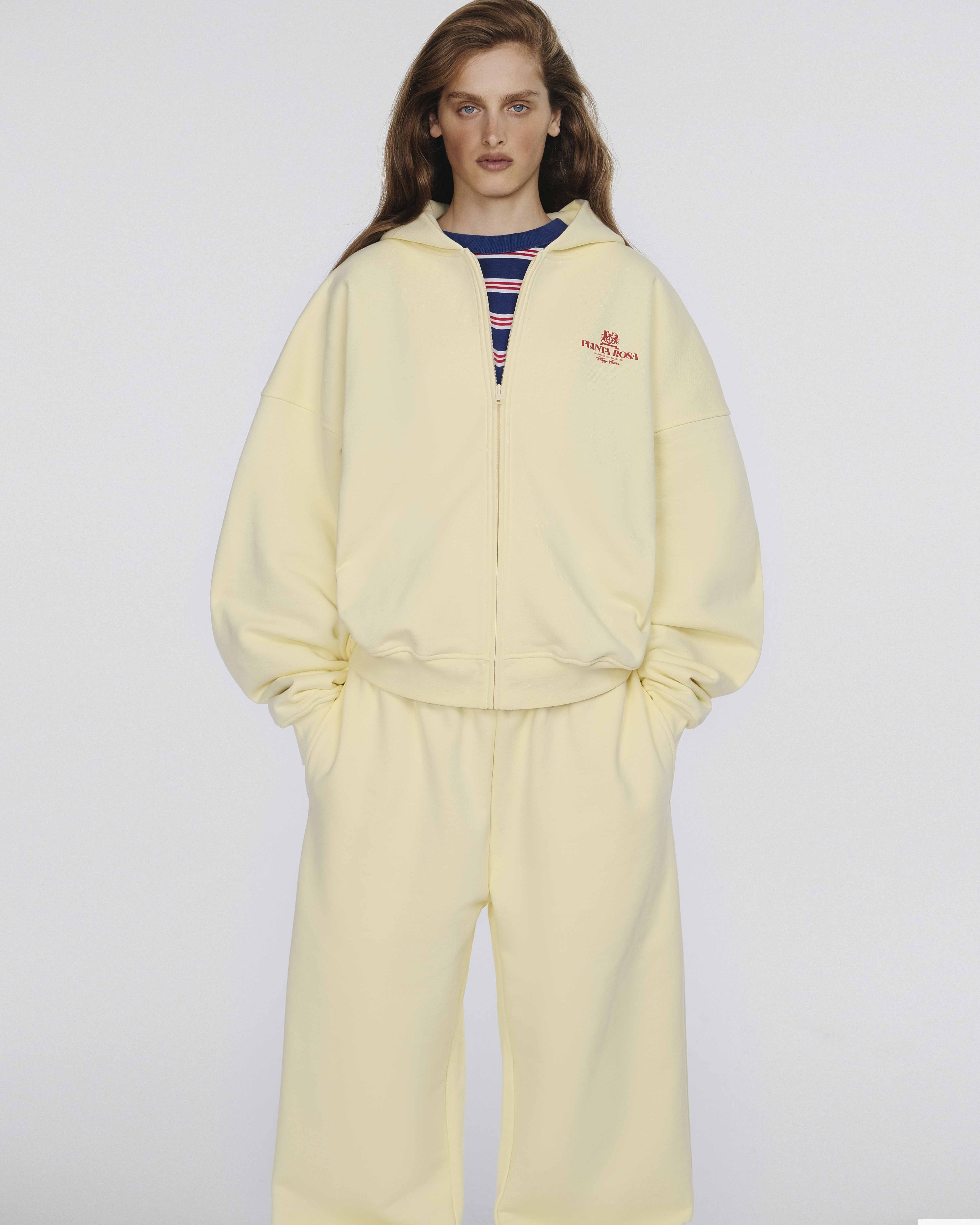 PLANTA ROSA ZIP HOODIE