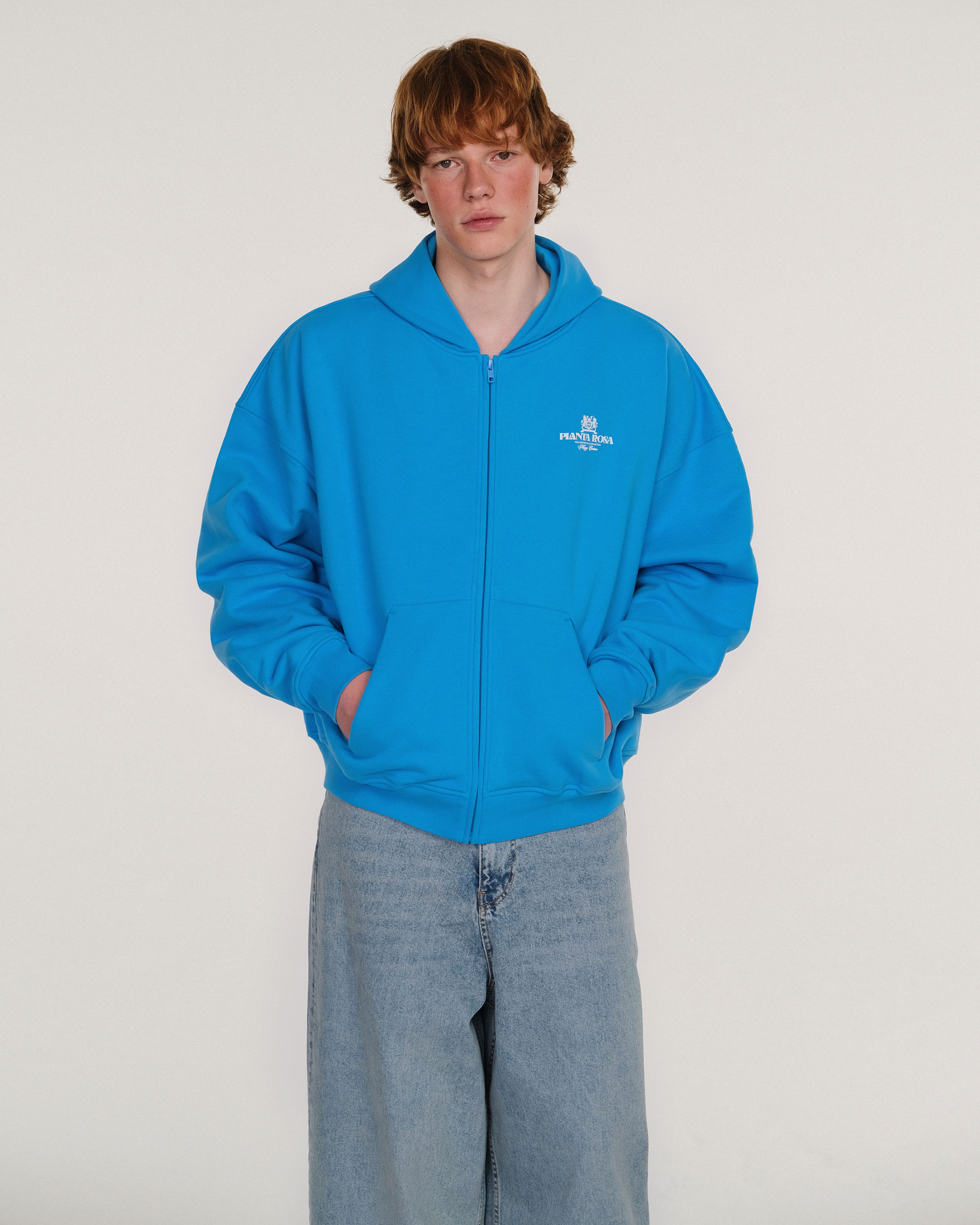 PLANTA ROSA ZIP HOODIE