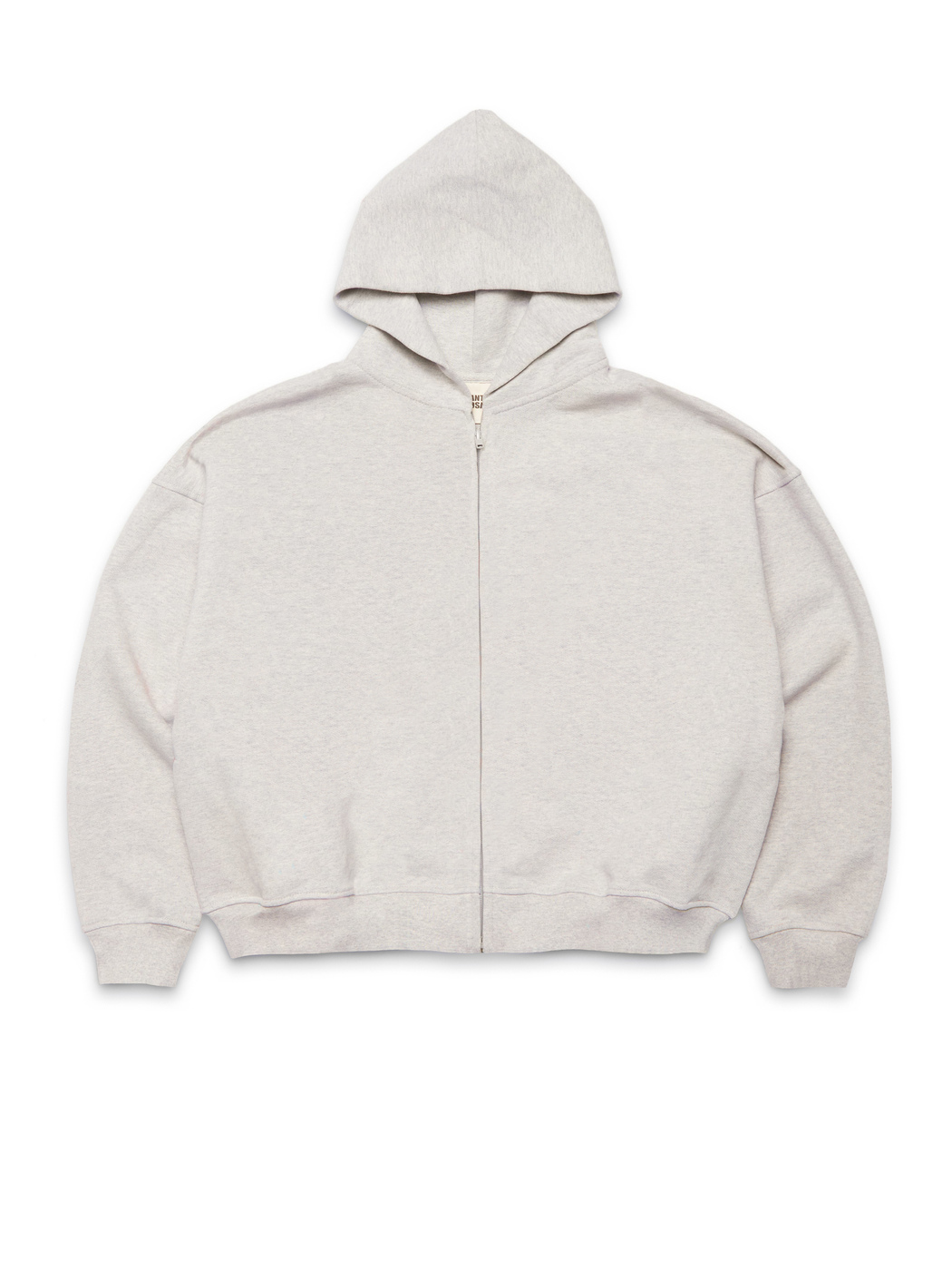 ZIP HOODIE 470-VANILLAGREY VELVET
