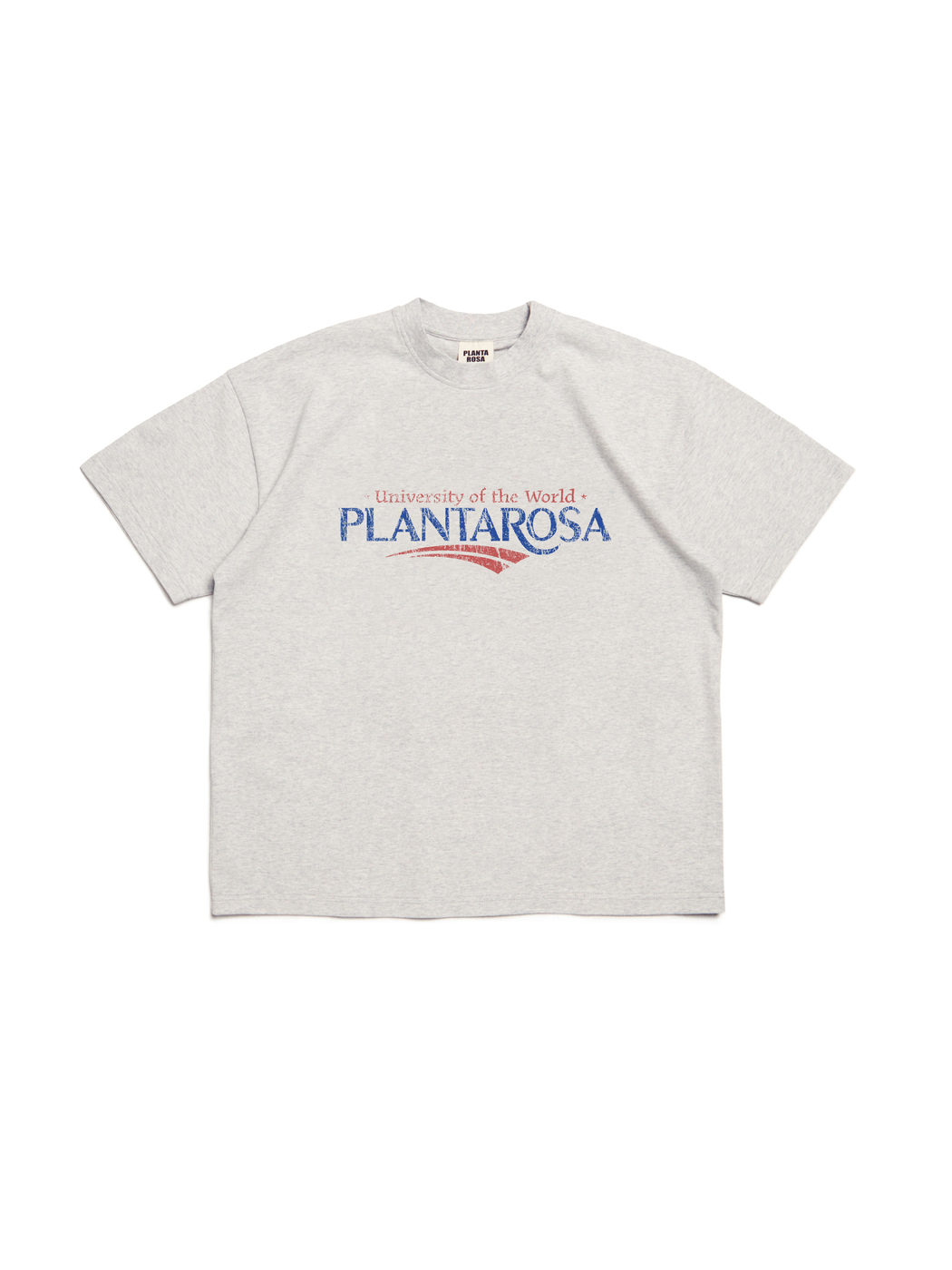 UNIVERSITY T-SHIRT 220-VANILLAGREY VELVET