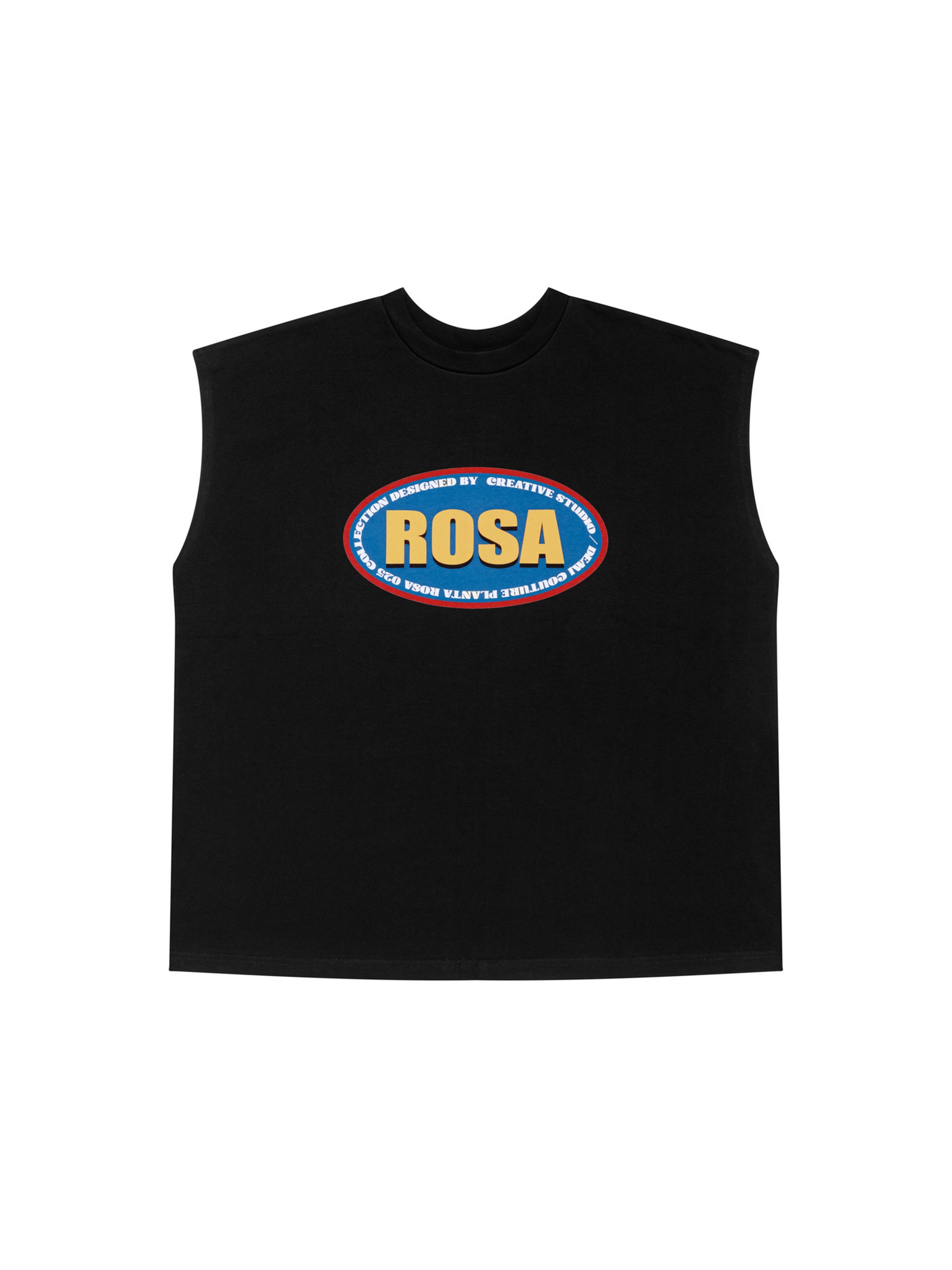 CIRCLE-BLUE T-SHIRT 350-BLACK VELVET