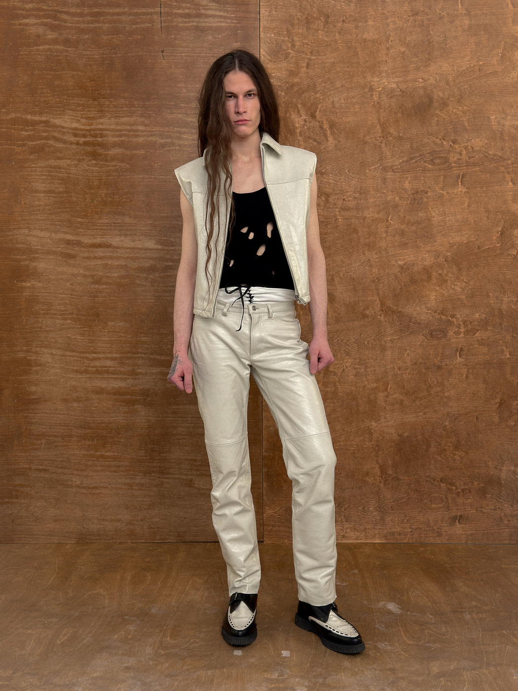 LEATHER VEST