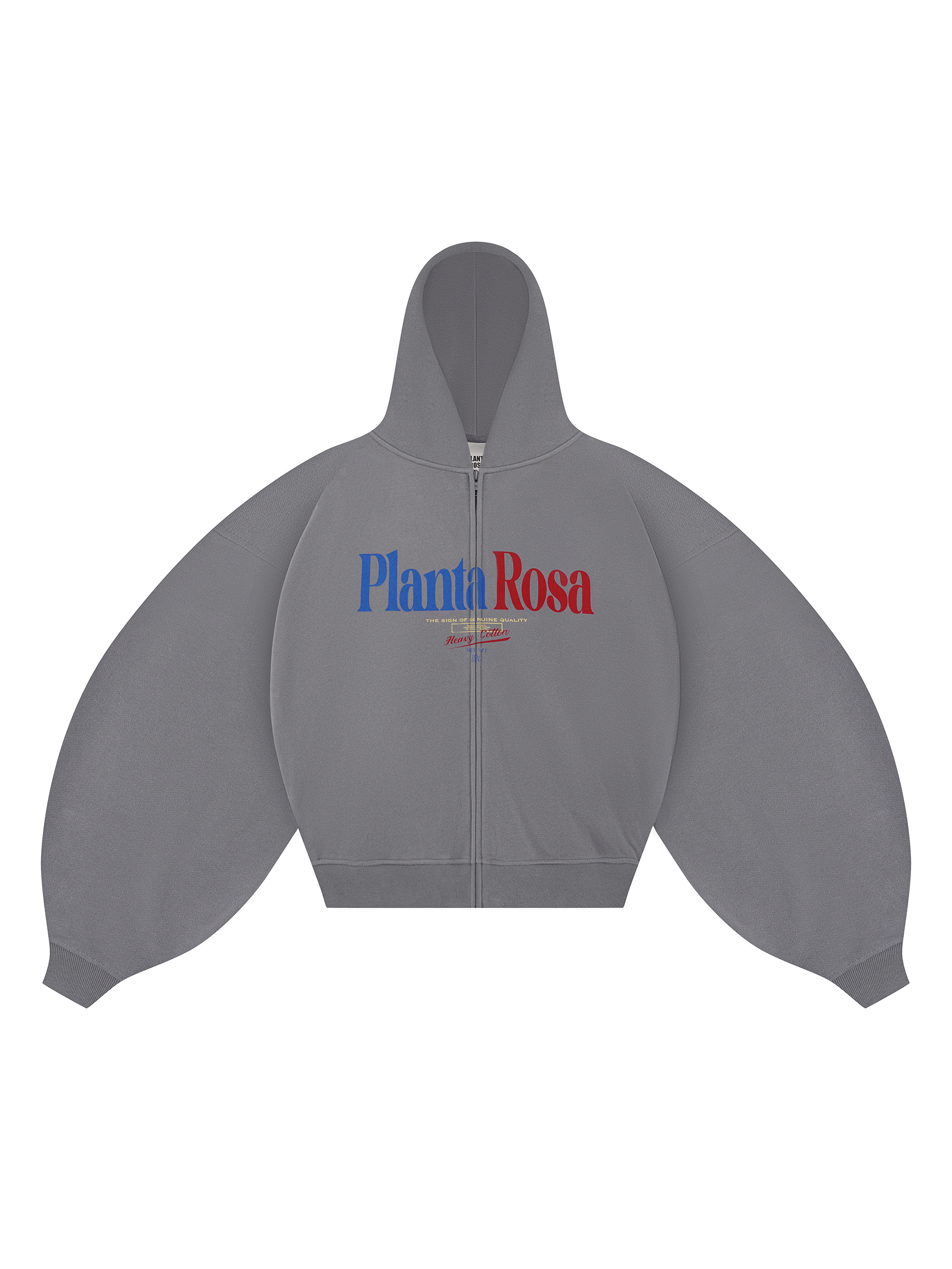 CLASSIC-OPUS ZIP HOODIE 370-DARKGREY  VELVET