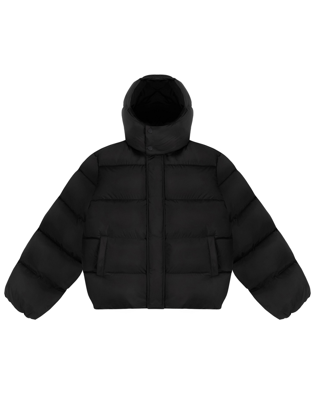 DOWN JACKET LONG - BLACK