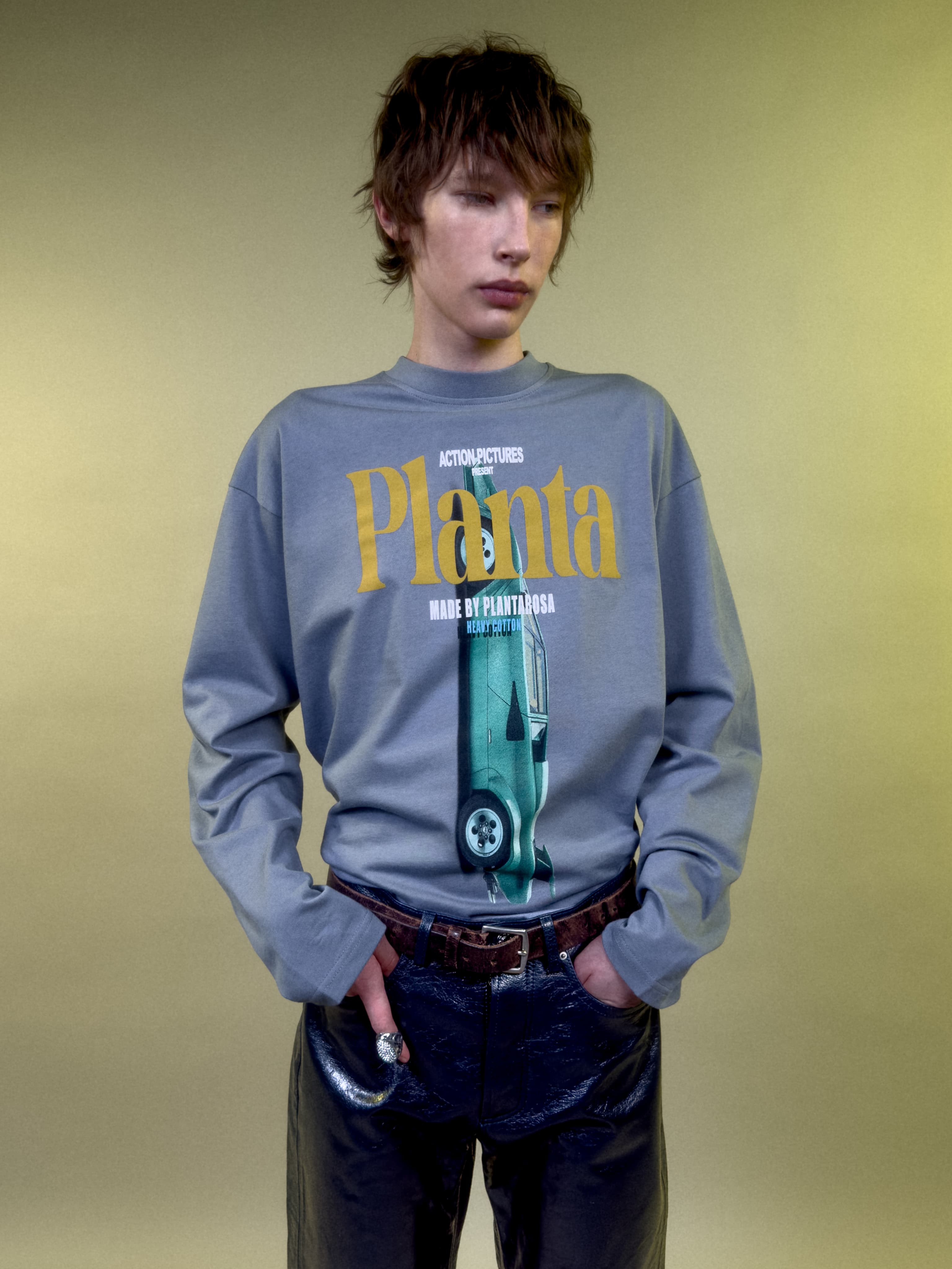 PITSTOP-CYAN LONG SLEEVE