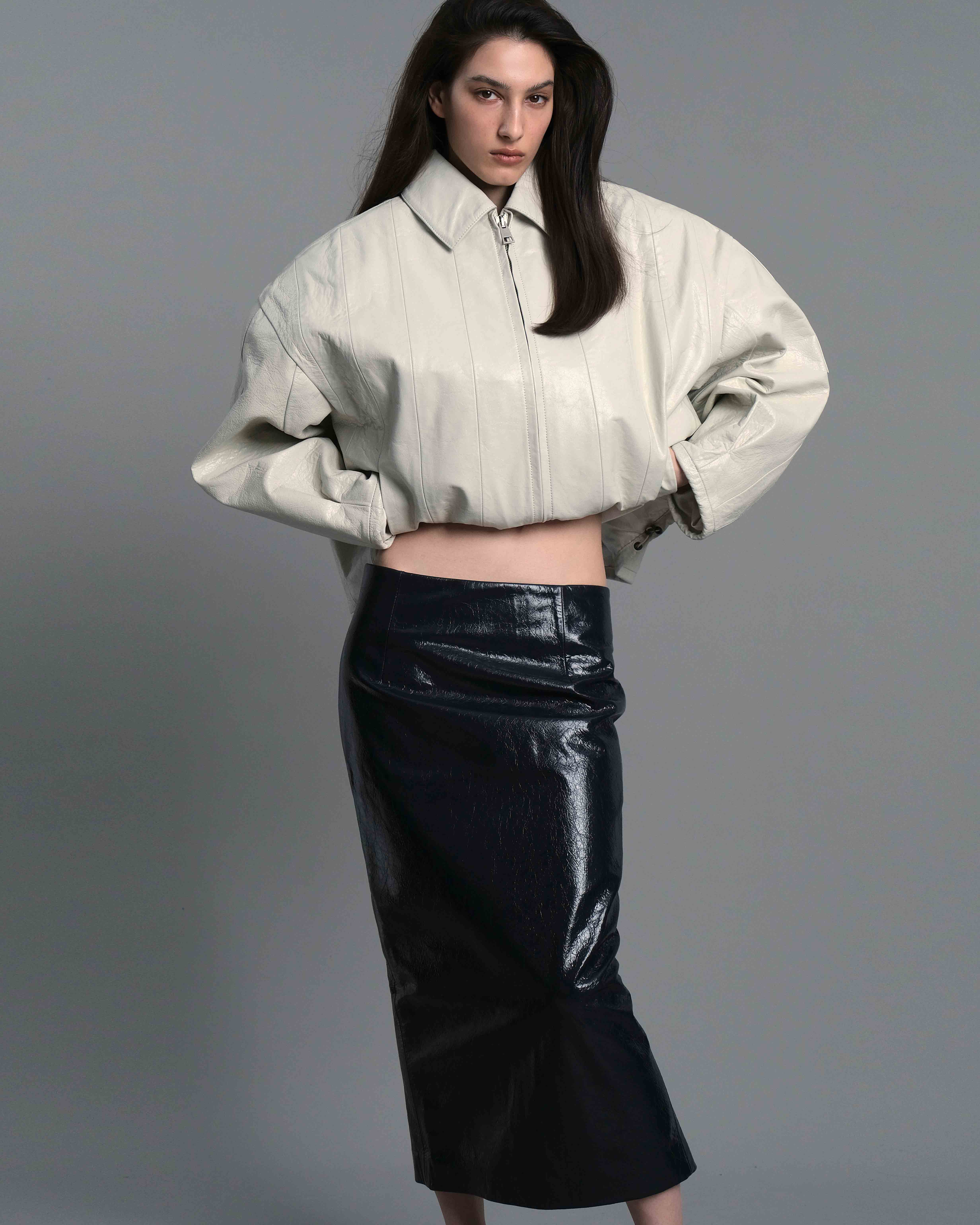 LEATHER SKIRT