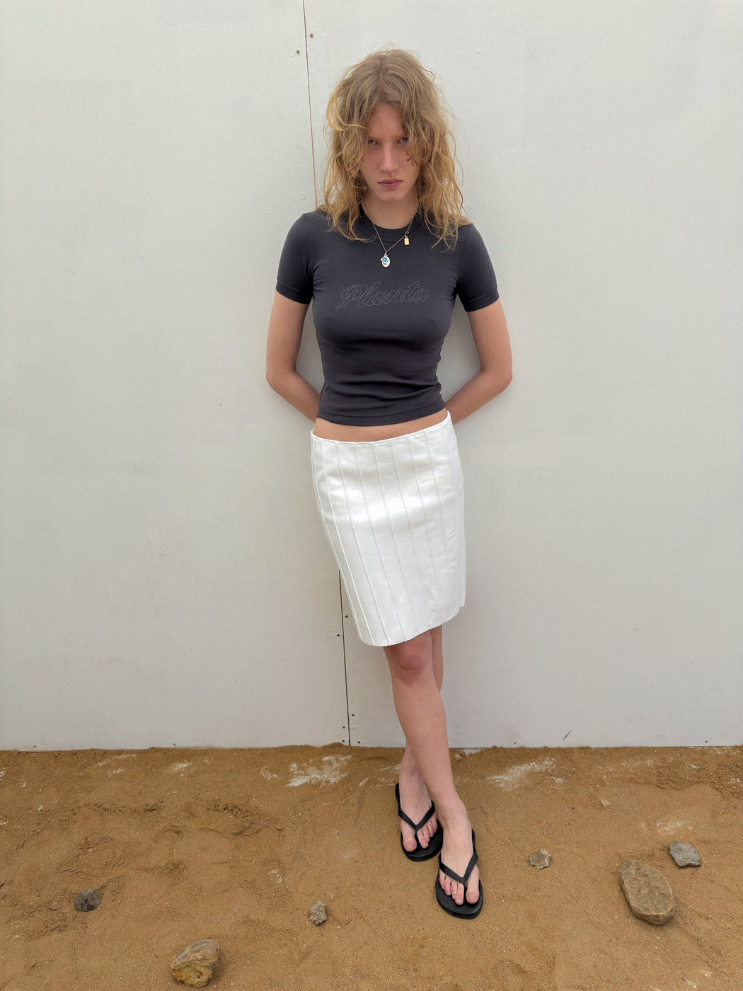 SLIM FIT OBLIQUE T-SHIRT