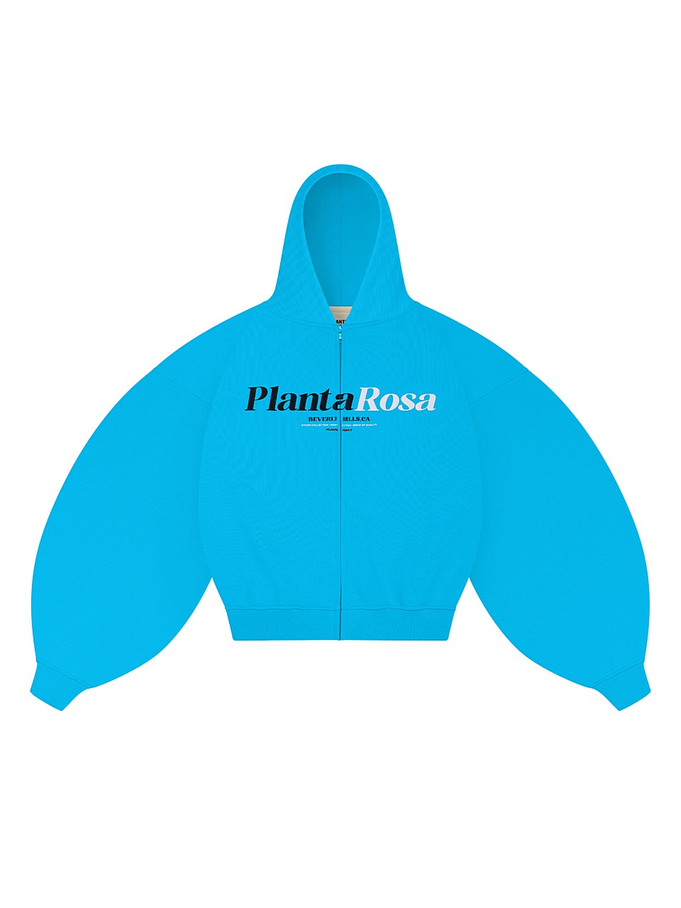 SPLENDOR ZIP HOODIE 400-CYAN