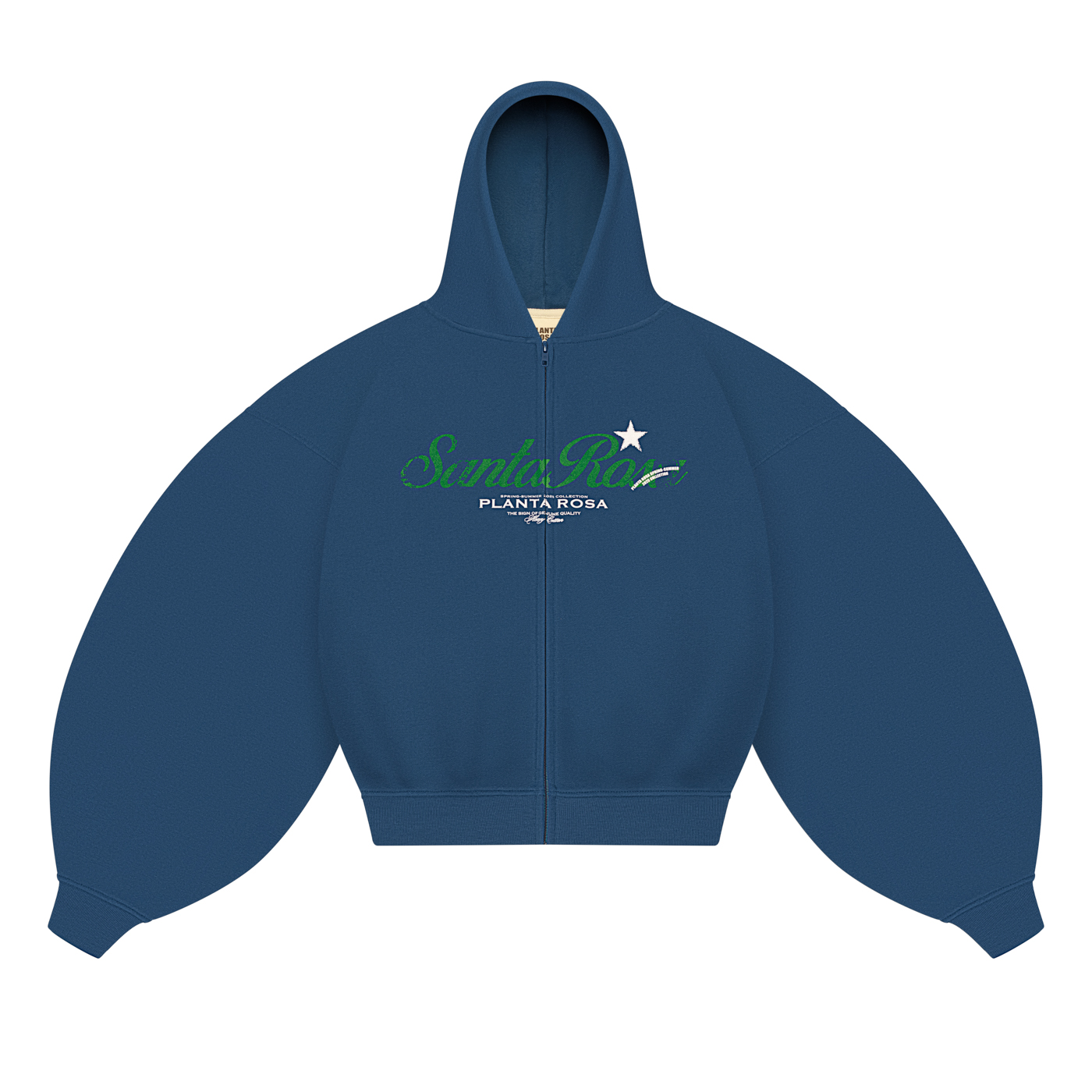 SANTA STAR ZIP HOODIE