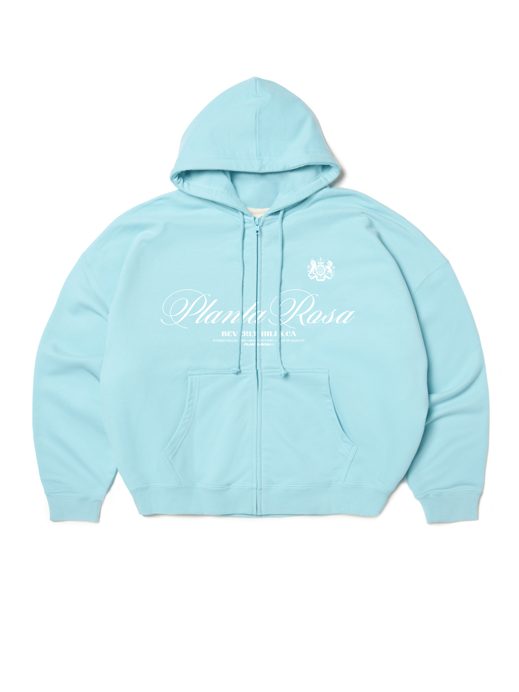 BLAZON ZIP HOODIE 370-ANGEL VELVET