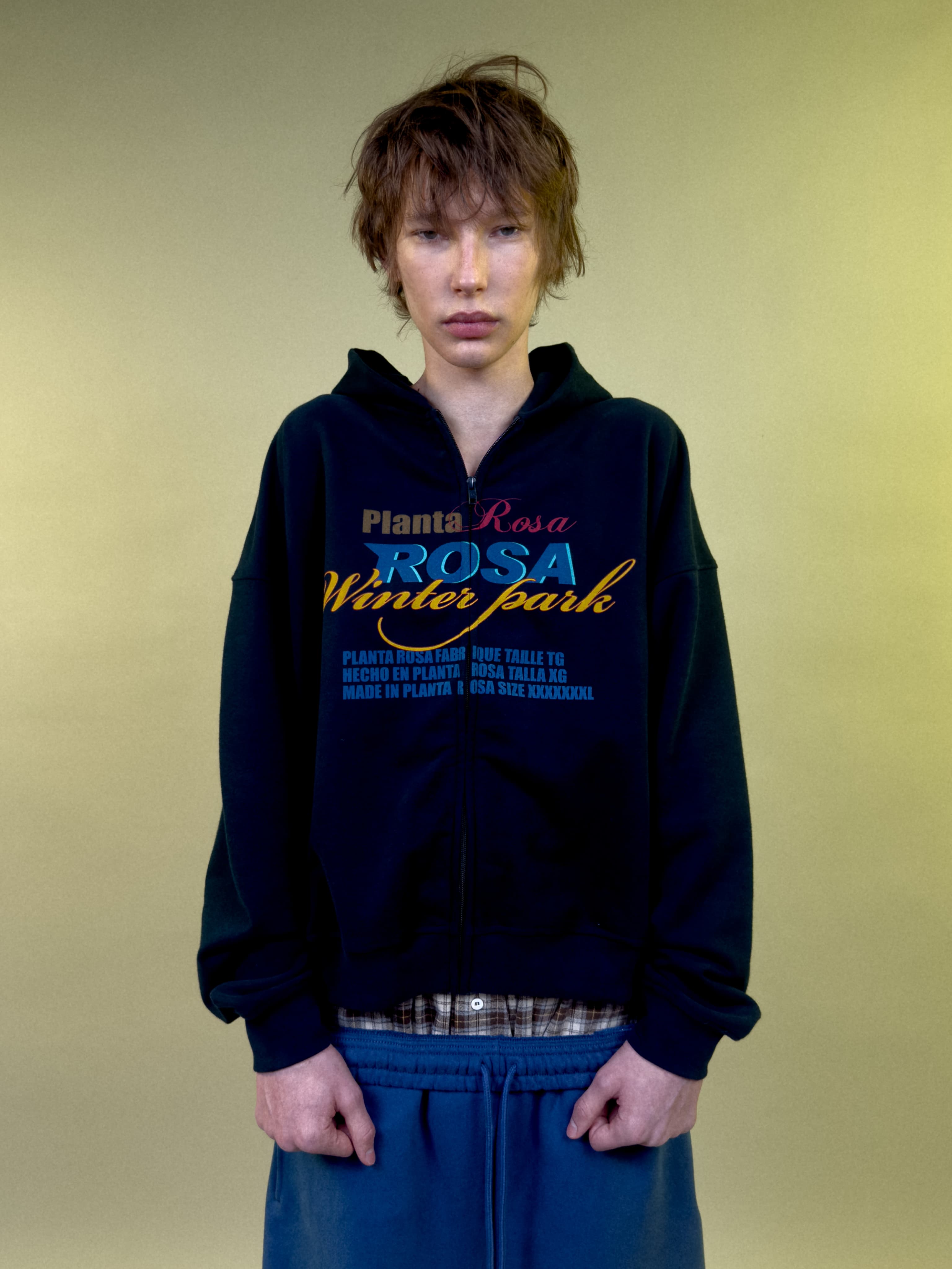 BLAZING-FIRE  ZIP HOODIE