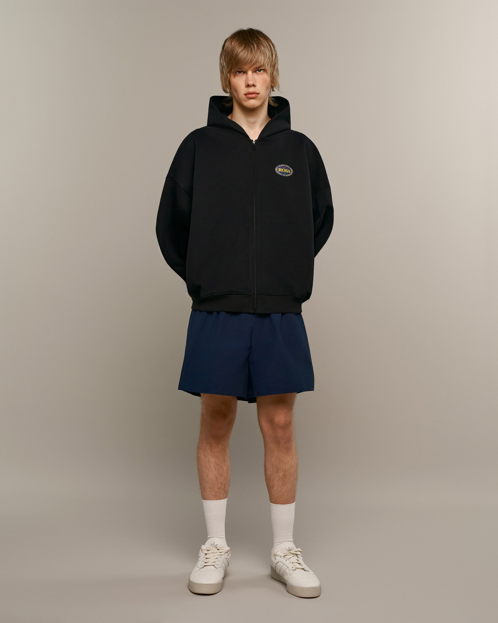 POKET-ROSA ZIP HOODIE