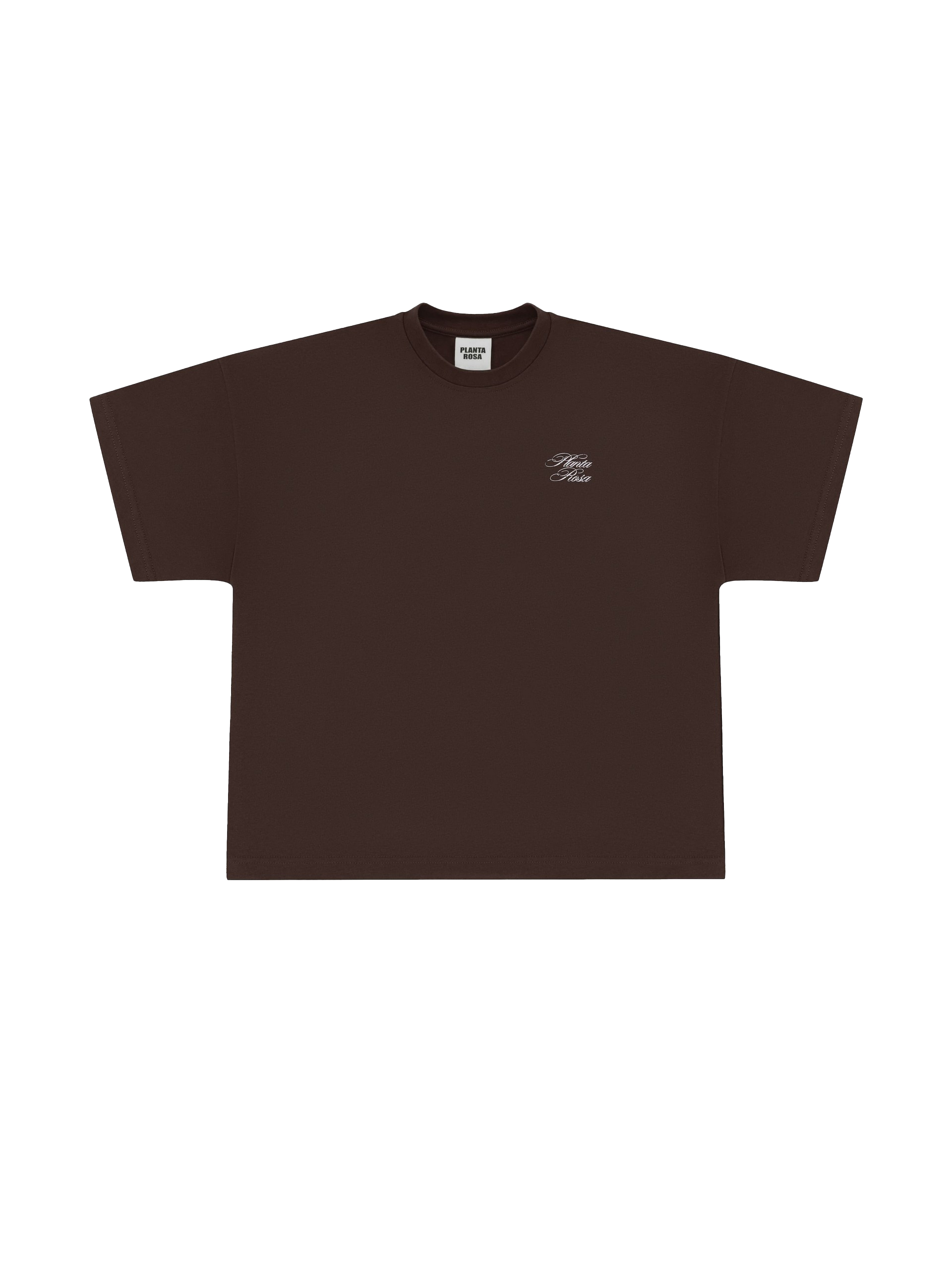 ELEGANCY SIGN T-SHIRT 250-CHOCOLATE