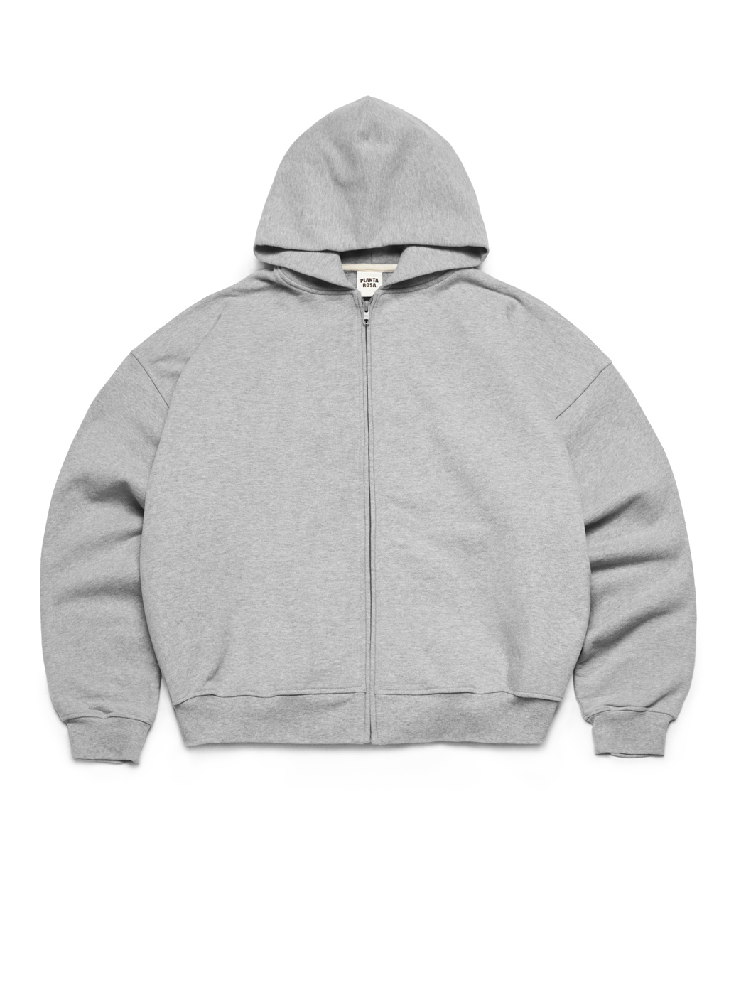 ZIP HOODIE 470-GREY VELVET