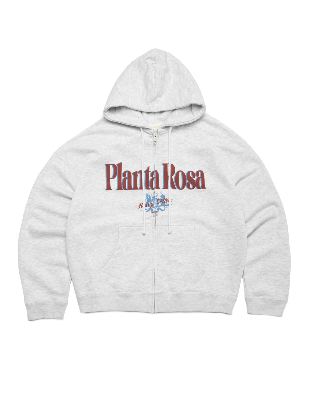 ROSA HILLS ZIP HOODIE 370-GREY VELVET