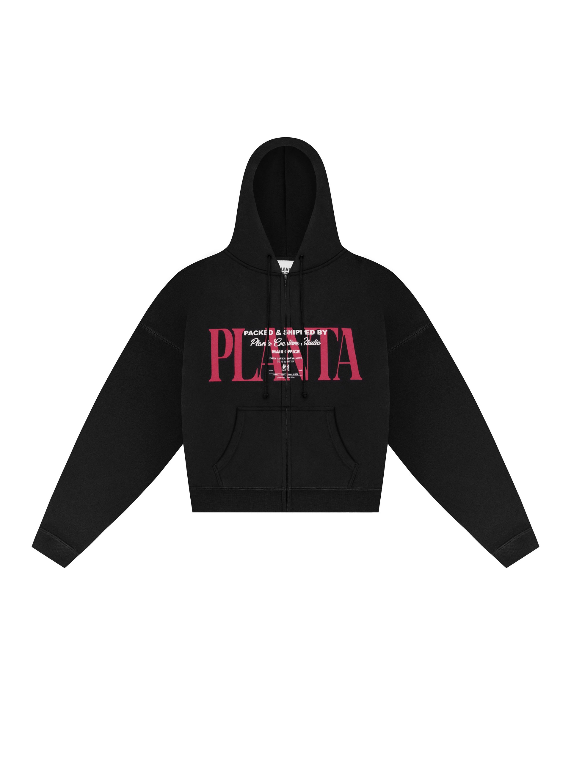 EPIPHANY-RED ZIP HOODIE