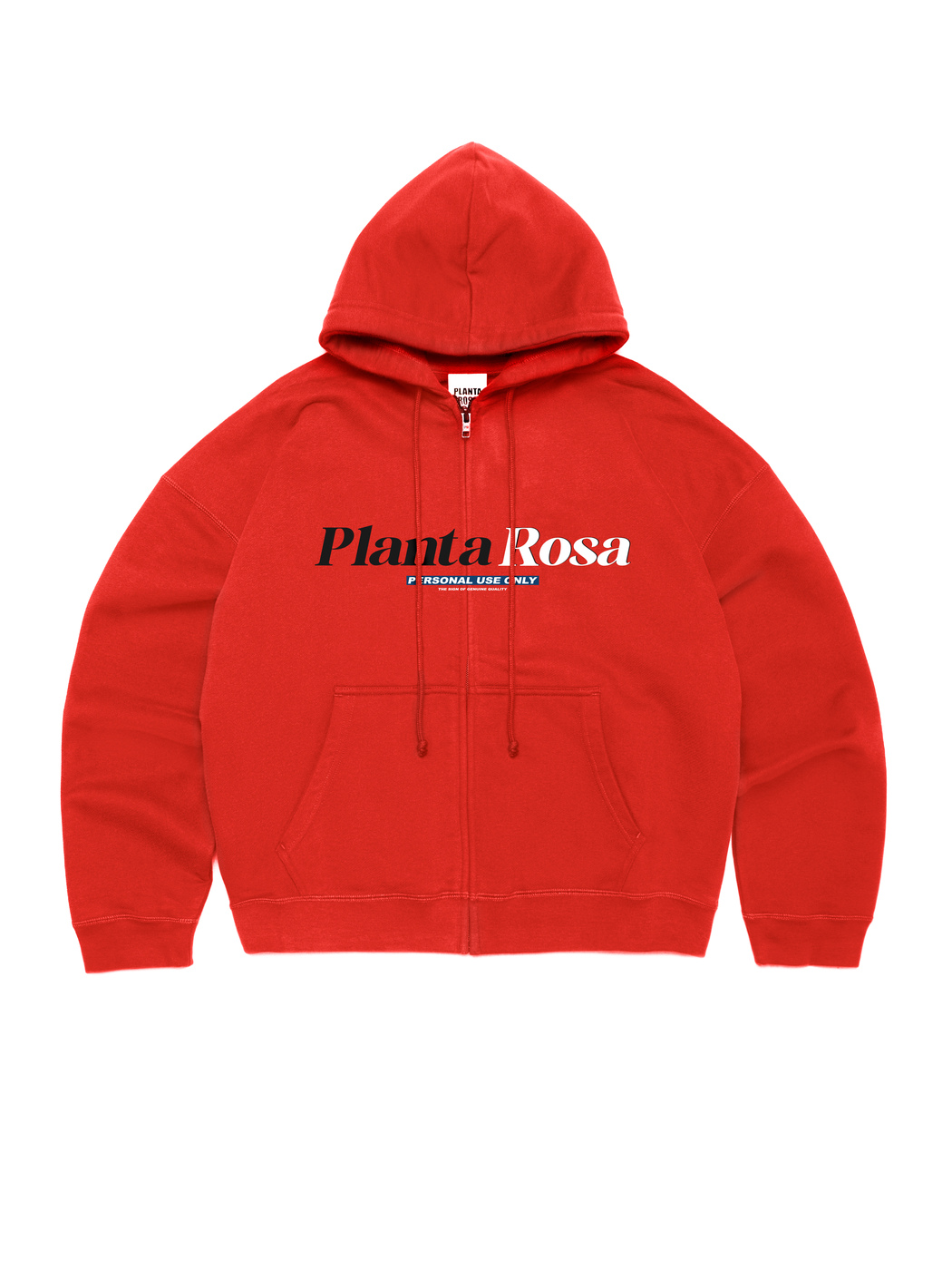 DUALITY-BLACK ZIP HOODIE 370-RED VELVET