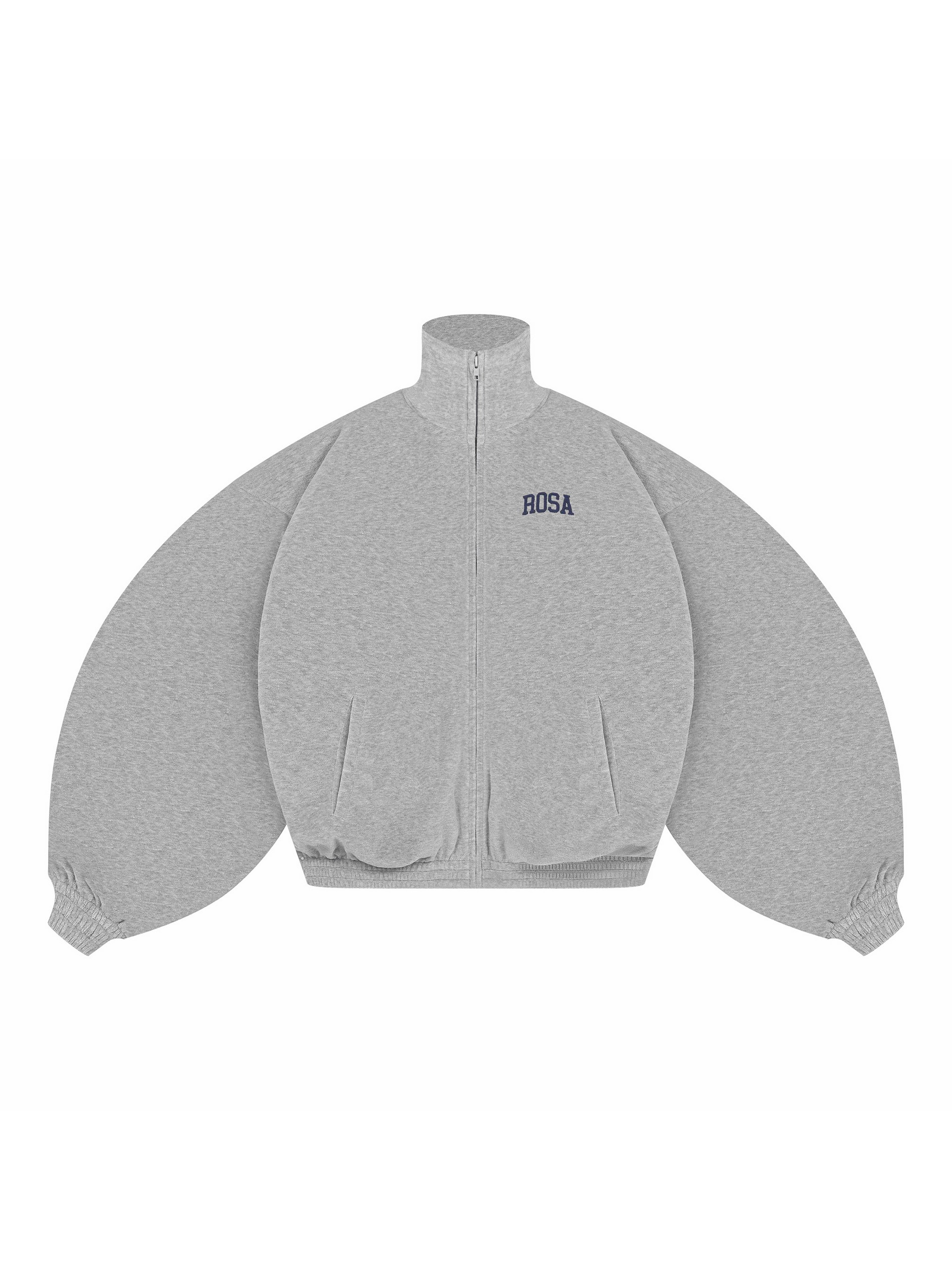 TRACK JACKET ROSA - GREY VELOURS