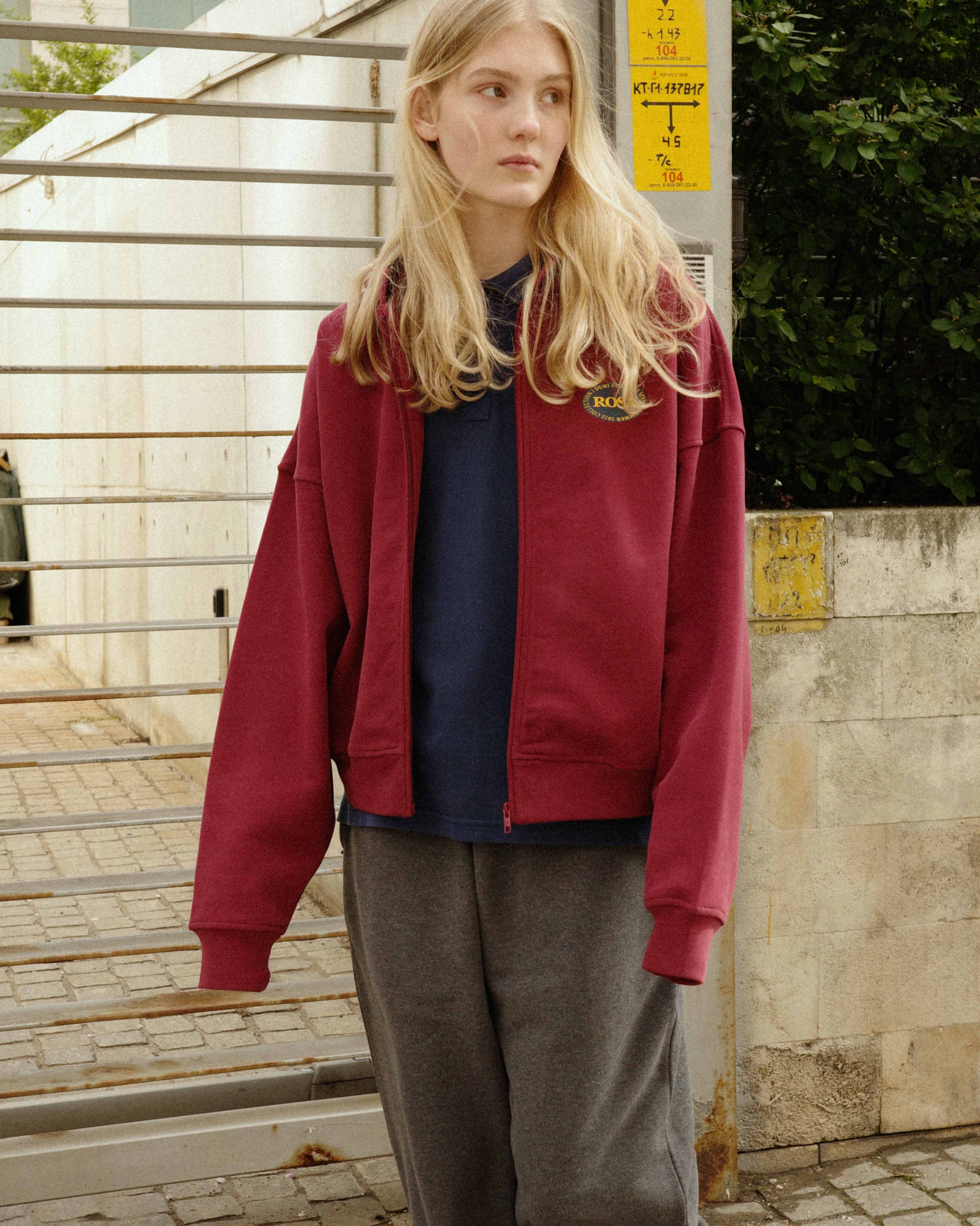 ROSA-FOOD ZIP HOODIE