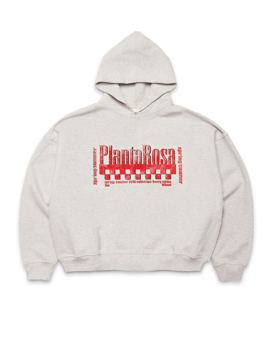 HOT-WHEEL HOODIE 470-VANILLAGREY VELVET