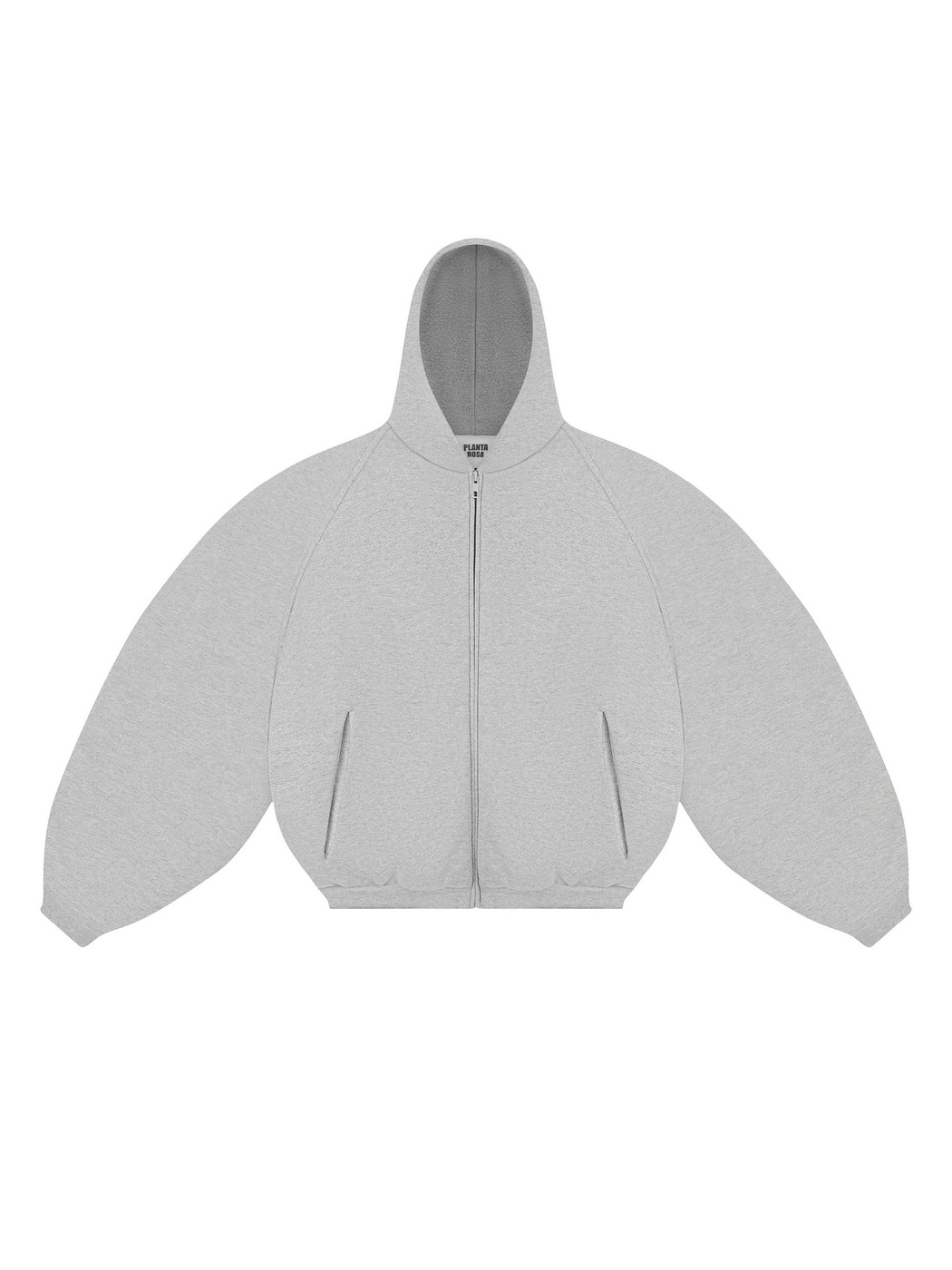 BOMBER HOODIE -  GREY