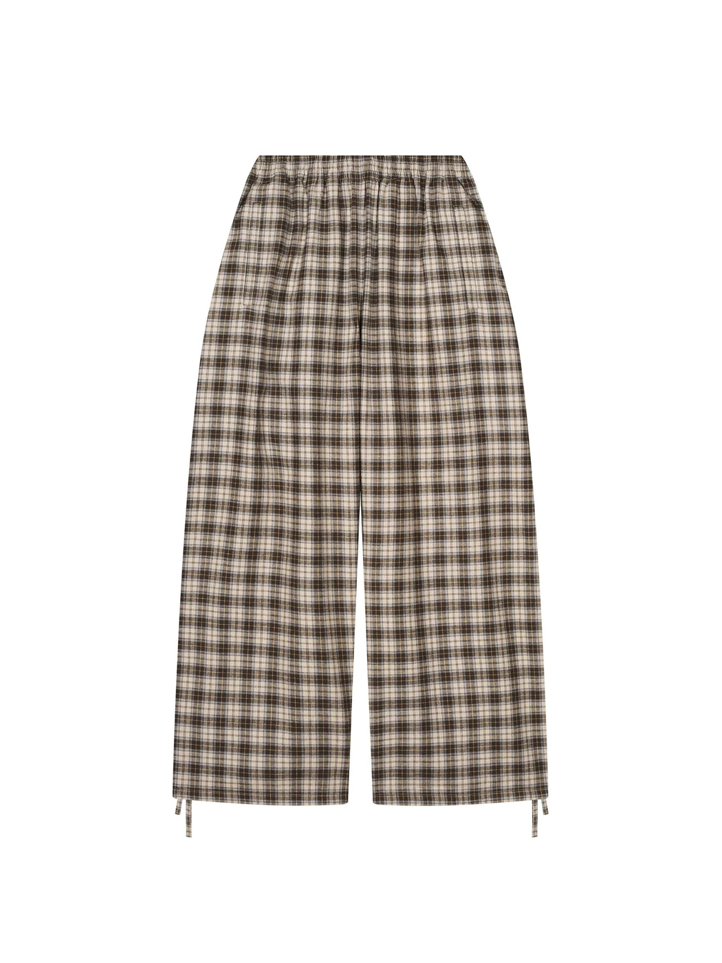 PANTS - CARAMEL TATTERSALL