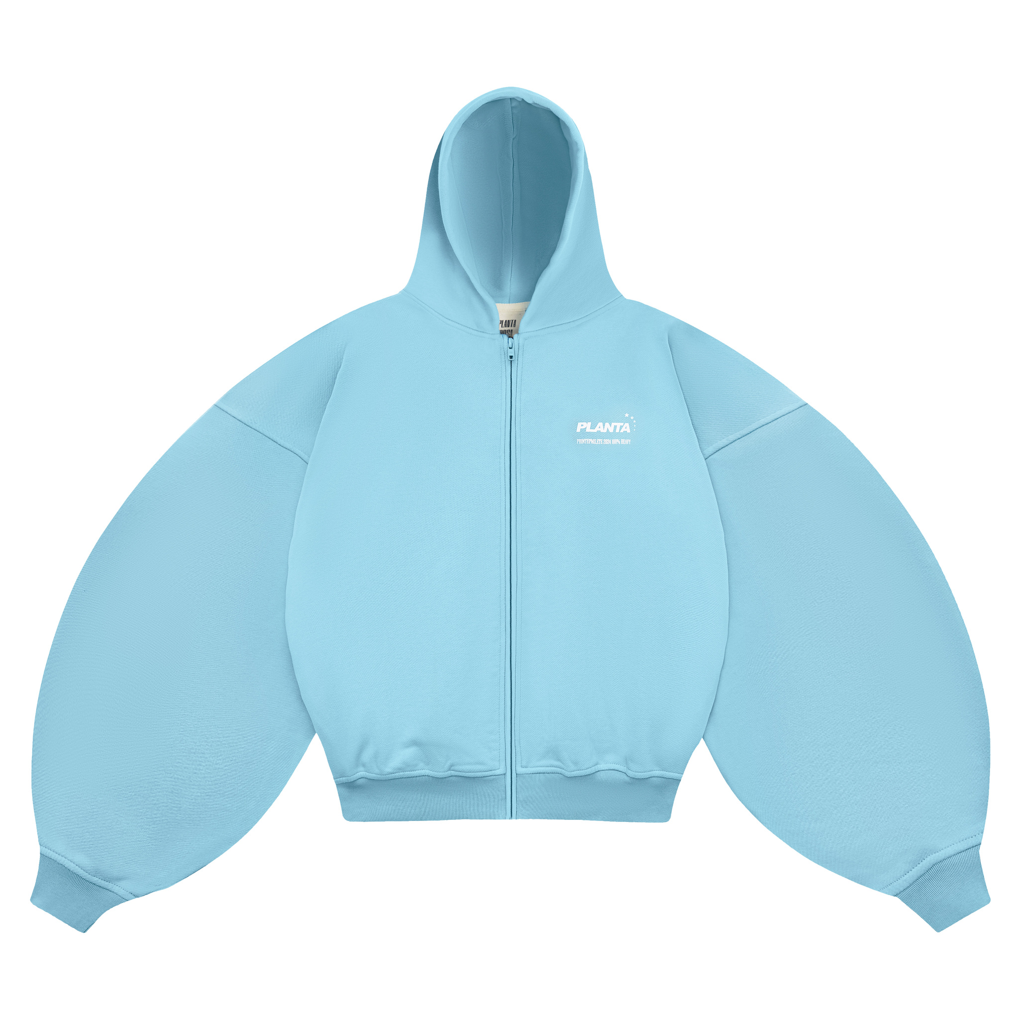 SWEAT À CAPUCHE ZIPPÉ STARS 370-BLUEVELVET