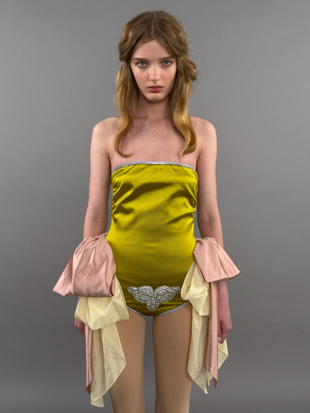 BODY-BOWS SATIN GREEN