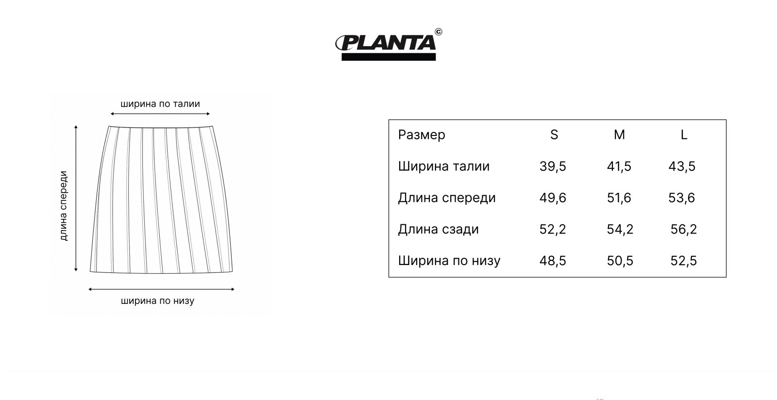 Размерная сетка