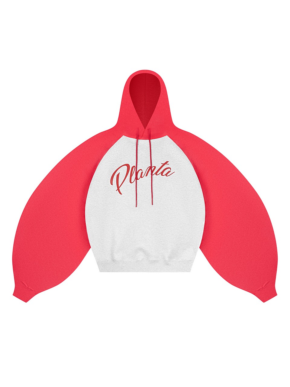 RED CLASSIC HOODIE 470-GREYRED MELANGE